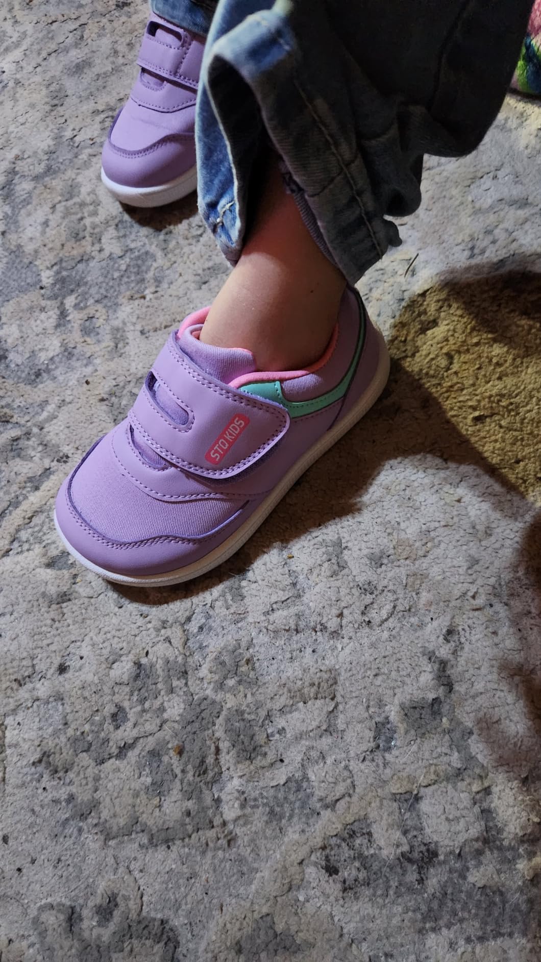 STQ KIDS Toddler Wide Toe Box Shoes Barefoot Sneakers Girls Boys Zero Drop First Walking Running Tennis Grounding Shoes customer photo 1