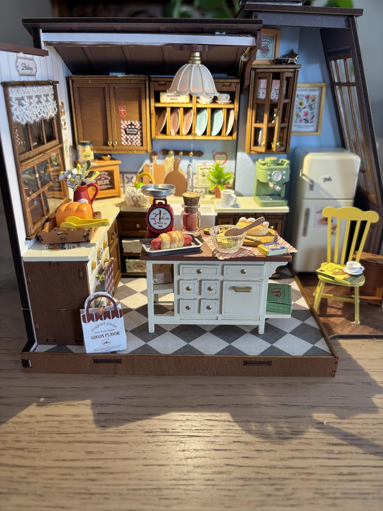 Rolife DIY Miniature House Kit for Adults, Mini Wooden Dollhouse Kit, Tiny House Diorama Building Kits-Birthday Christmas Craft Hobbies Gift for Teens Kids (Baking Kitchen) customer photo 1