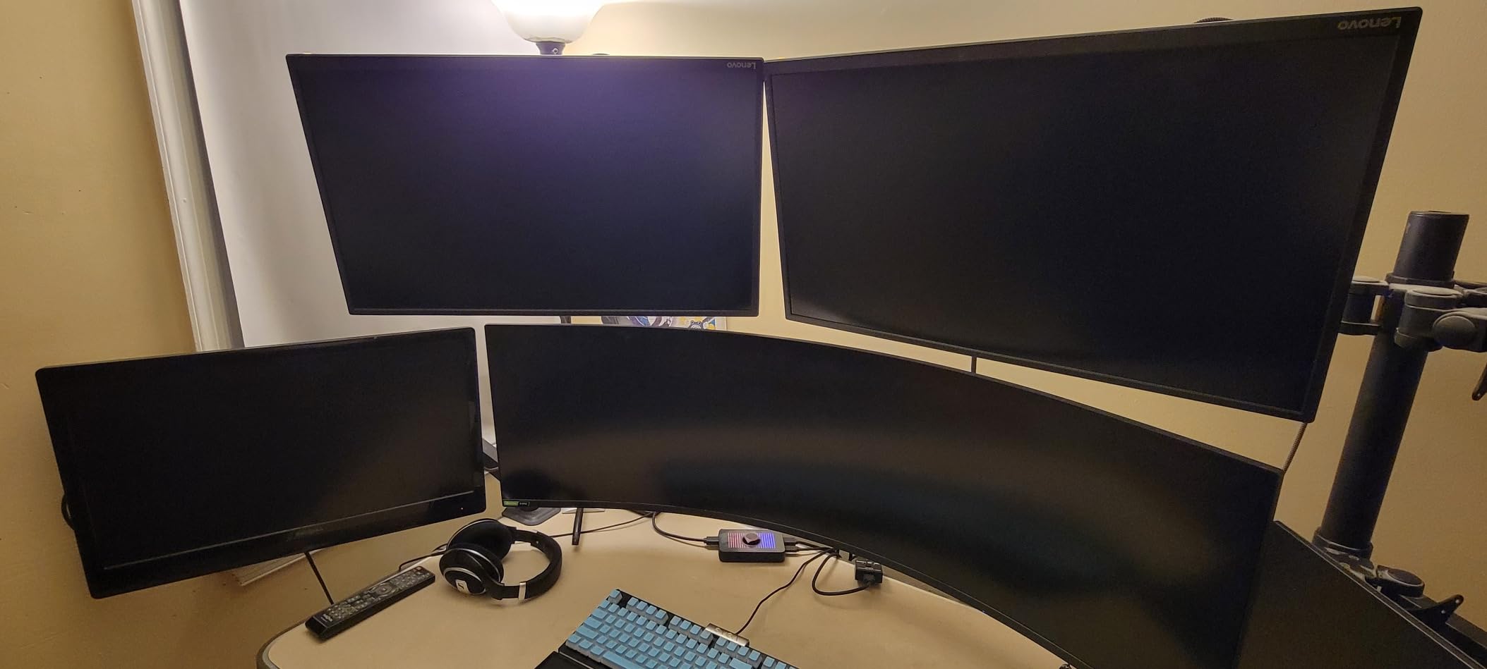 Dual Monitor-Arm Heavy-Duty for 17-49-inch Screens - Premium Vertical Stacked Dual Monitor Arm Desk Mount for Ultrawide Screens up to 44lbs, Fully Adjustability, VESA 75/100 mm, Black customer photo 1