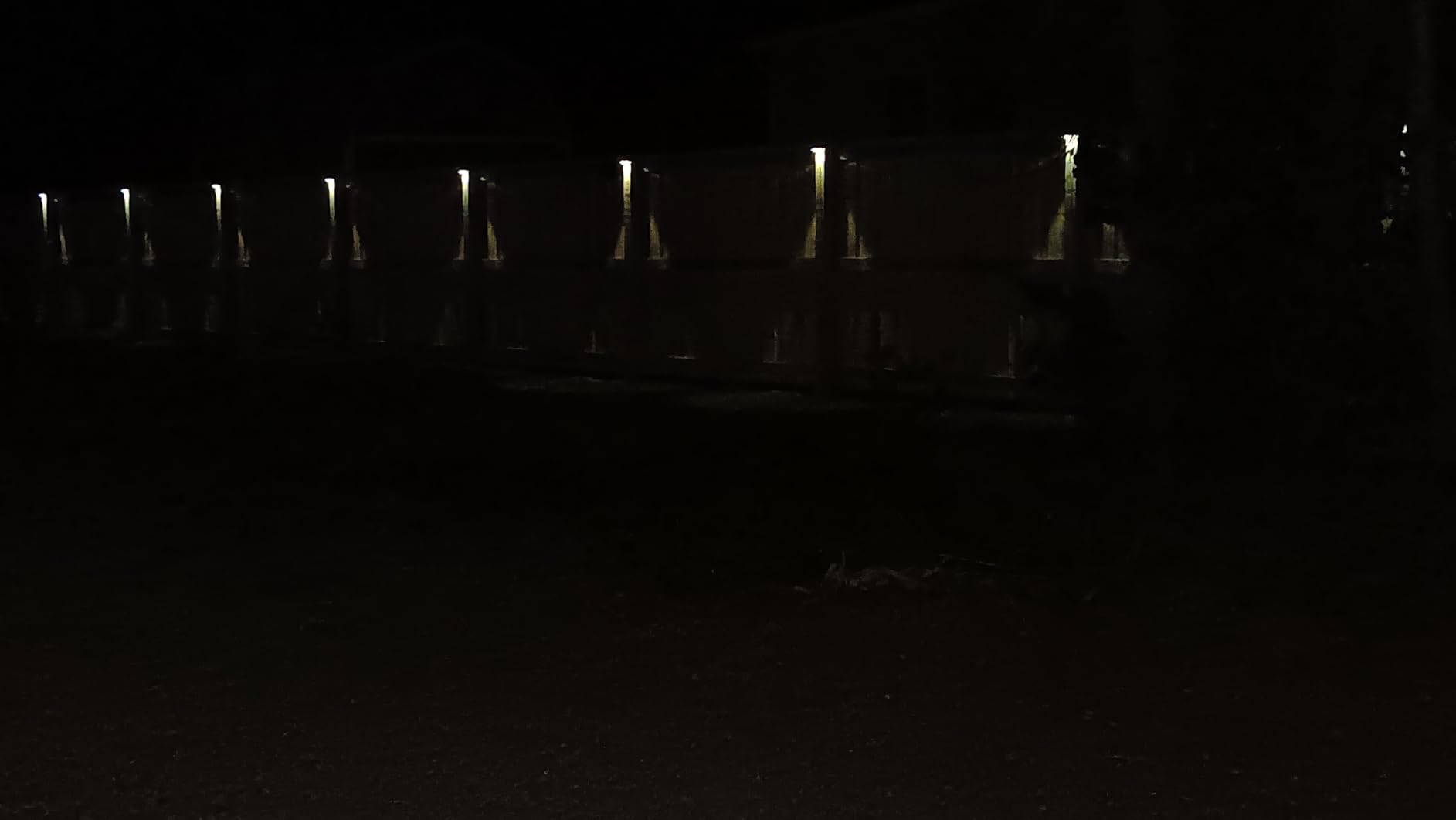 Solar Fence Lights Outdoor, 12 Pack IP65 Waterproof Fence Lights Solar Powered with Ultra-Bright LED Lens, 9 Color Modes, 12+ Hours Steady Glow for Deck/Backyard/Patio/Pool/Wall customer photo 2