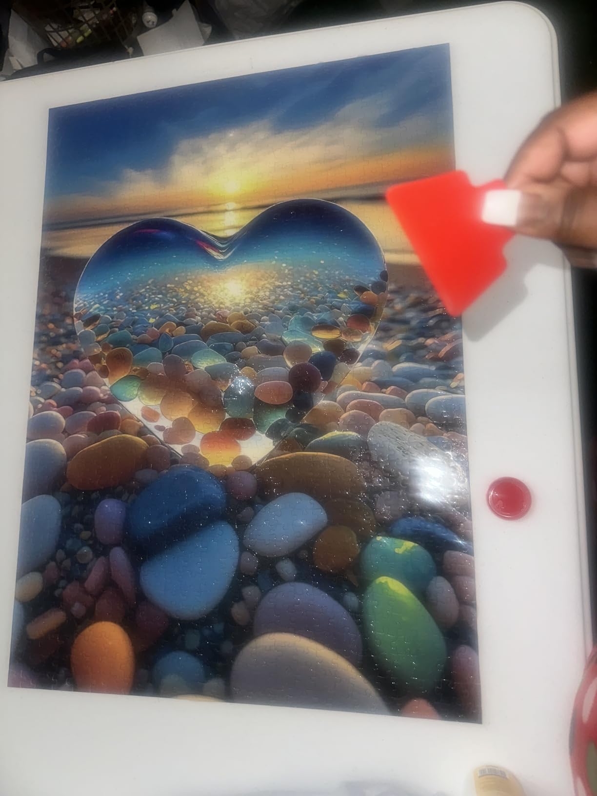 Jigsaw Puzzles for Adults 1000 Pieces, Love Pebbles Beach Puzzle, Impossible Difficult Hard Fun 1000 Piece Jigsaw Puzzles for Adults customer photo 2