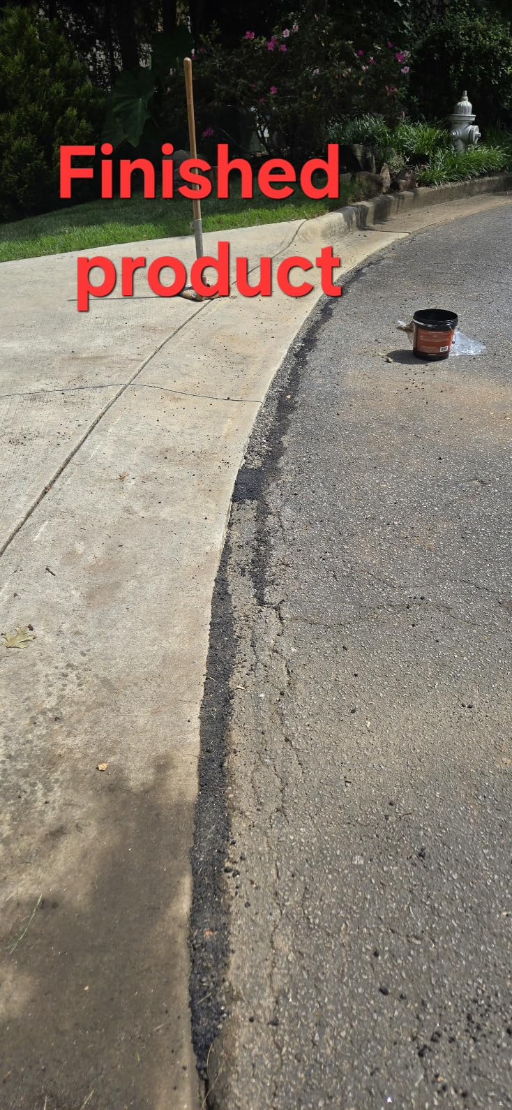 Liquid Rubber Asphalt Patch - 11lb Pail Ready-to-Use Pothole Repair for Driveways, Parking Lots, Pathways & Roads - Easy All-Weather Application - No Mixing Required customer photo 2