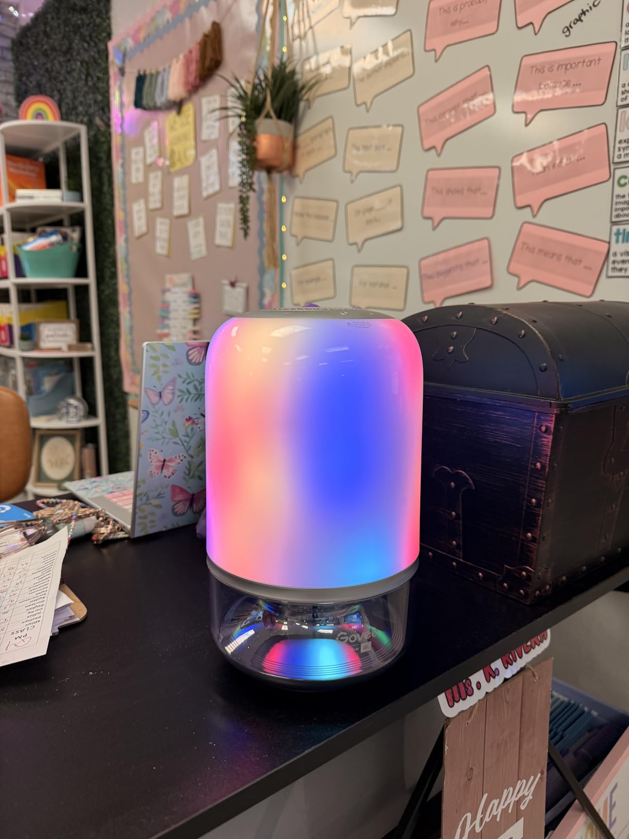 Govee Table Lamp 2 Pro x Sound by JBL, Smart Cordless Table Lamp with Speaker, Music-Light Sync, 16 Music Modes & 100+ Scene Modes, Work with Matter, DIY Customized Rechargeable Desk Lamp customer photo 1
