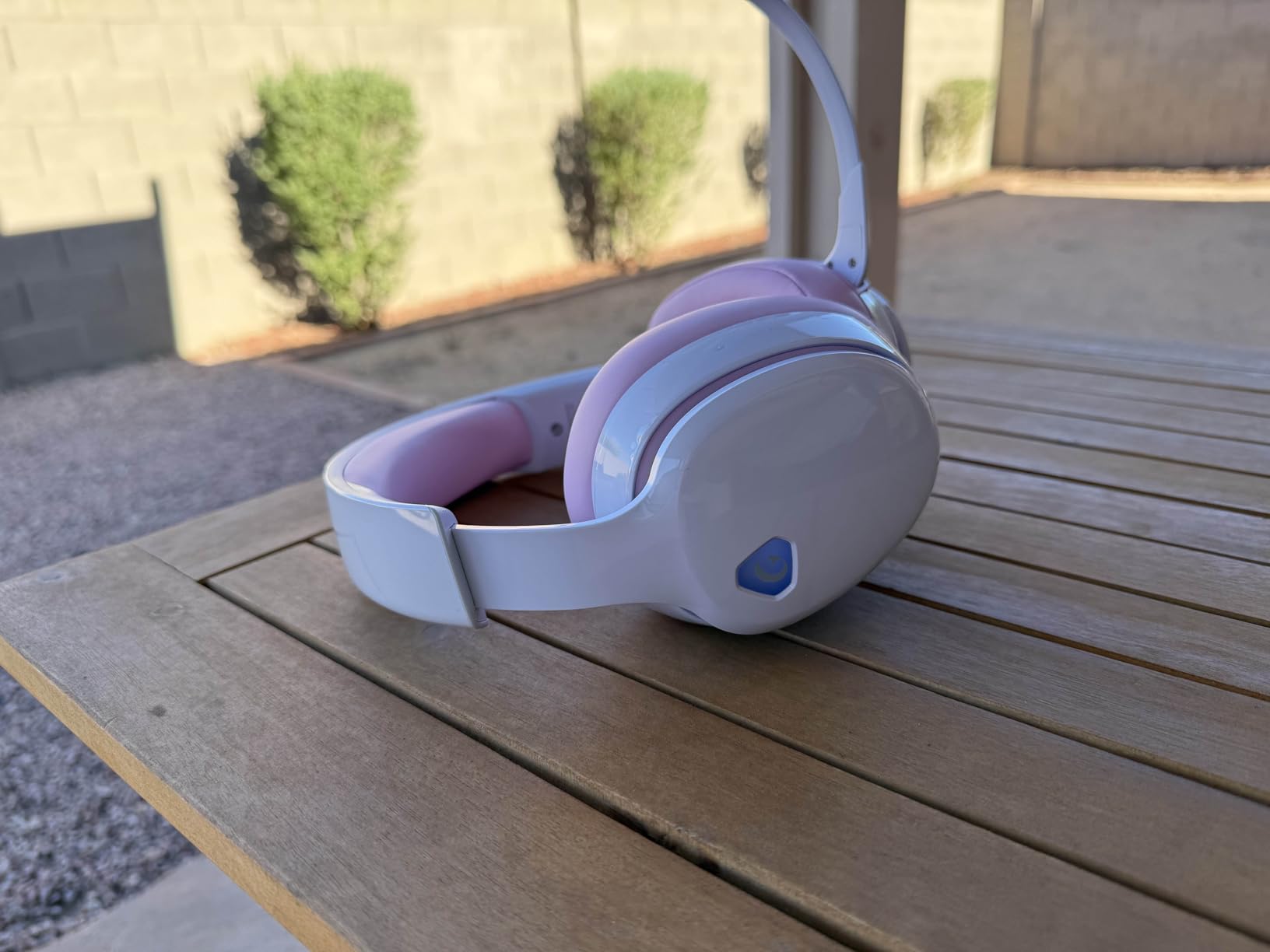 Gtheos 2.4GHz Wireless Gaming Headset for PS5, PS4 Fortnite & FPS Gamers, PC, Nintendo Switch, Bluetooth 5.3 Gaming Headphones with Noise Canceling Mic, Stereo Sound, 40+Hr Battery (Pink) customer photo 2