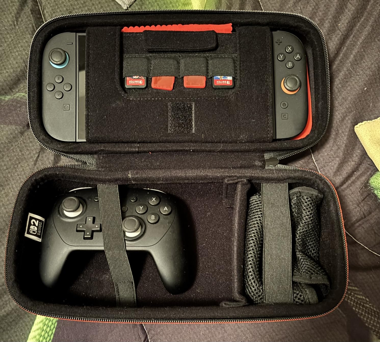 R.D.S. INDUSTRIES, INC. - Game Traveler Deluxe Licensed System Case for Nintendo Switch, Nintendo Switch 2, OLED, Black Medium (NS230) customer photo 1