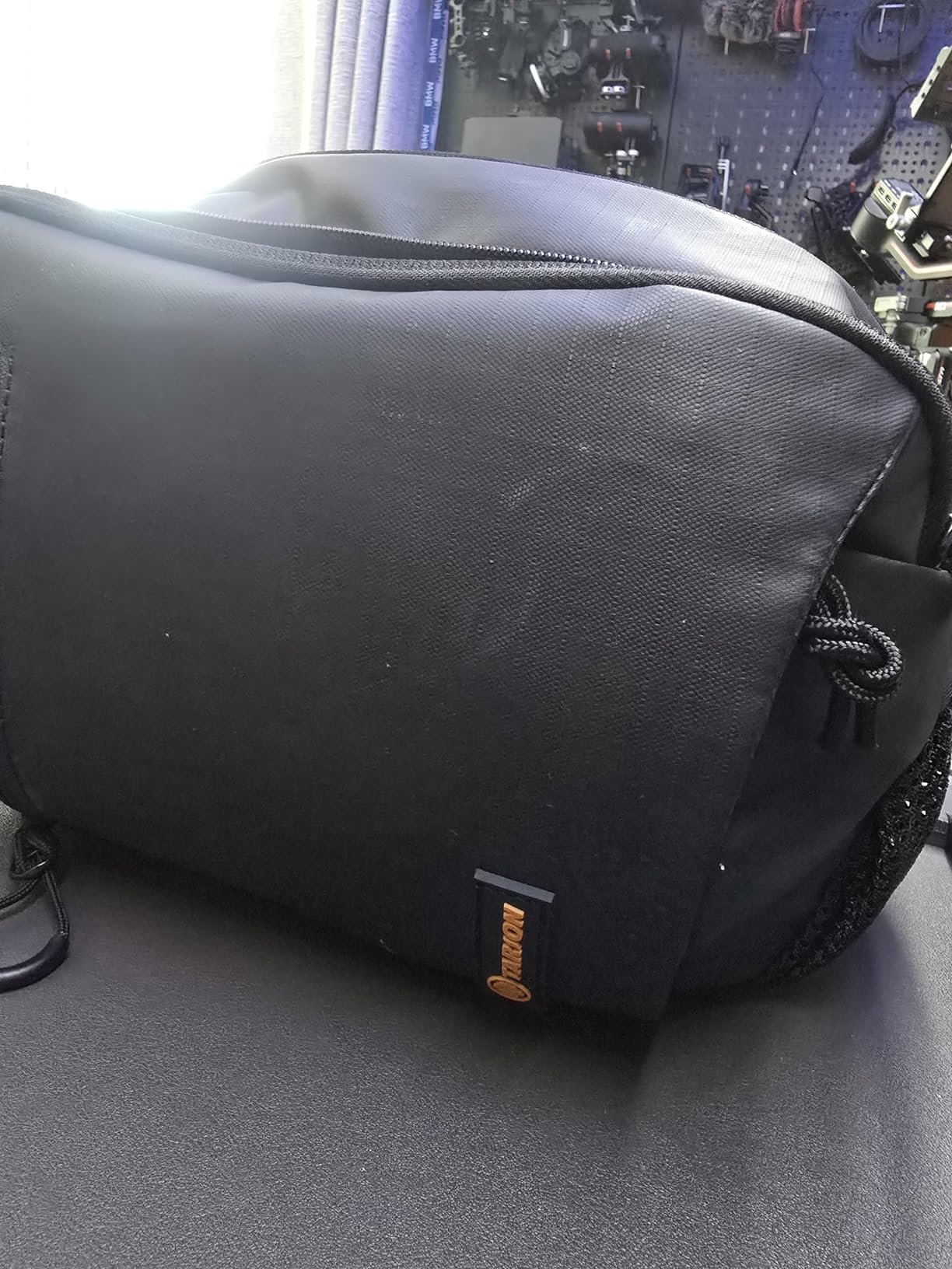 TARION Urban Camera Sling Bag - Waterproof 5.5L Crossbody Bag with Expandable Wet/Dry Separation Pocket & Tripod Strap - XProber customer photo 2