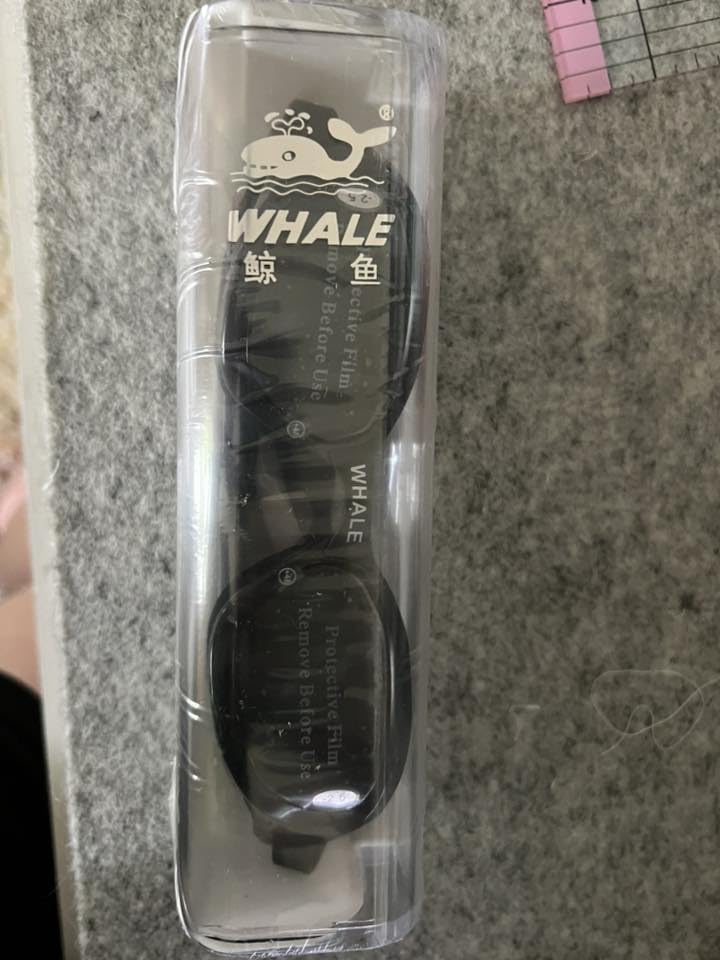 Whale Optical Swim Goggles Adults - Anti Fog & Leak Proof, UV Protection Adjustable -2.0 to -7.0 customer photo 1