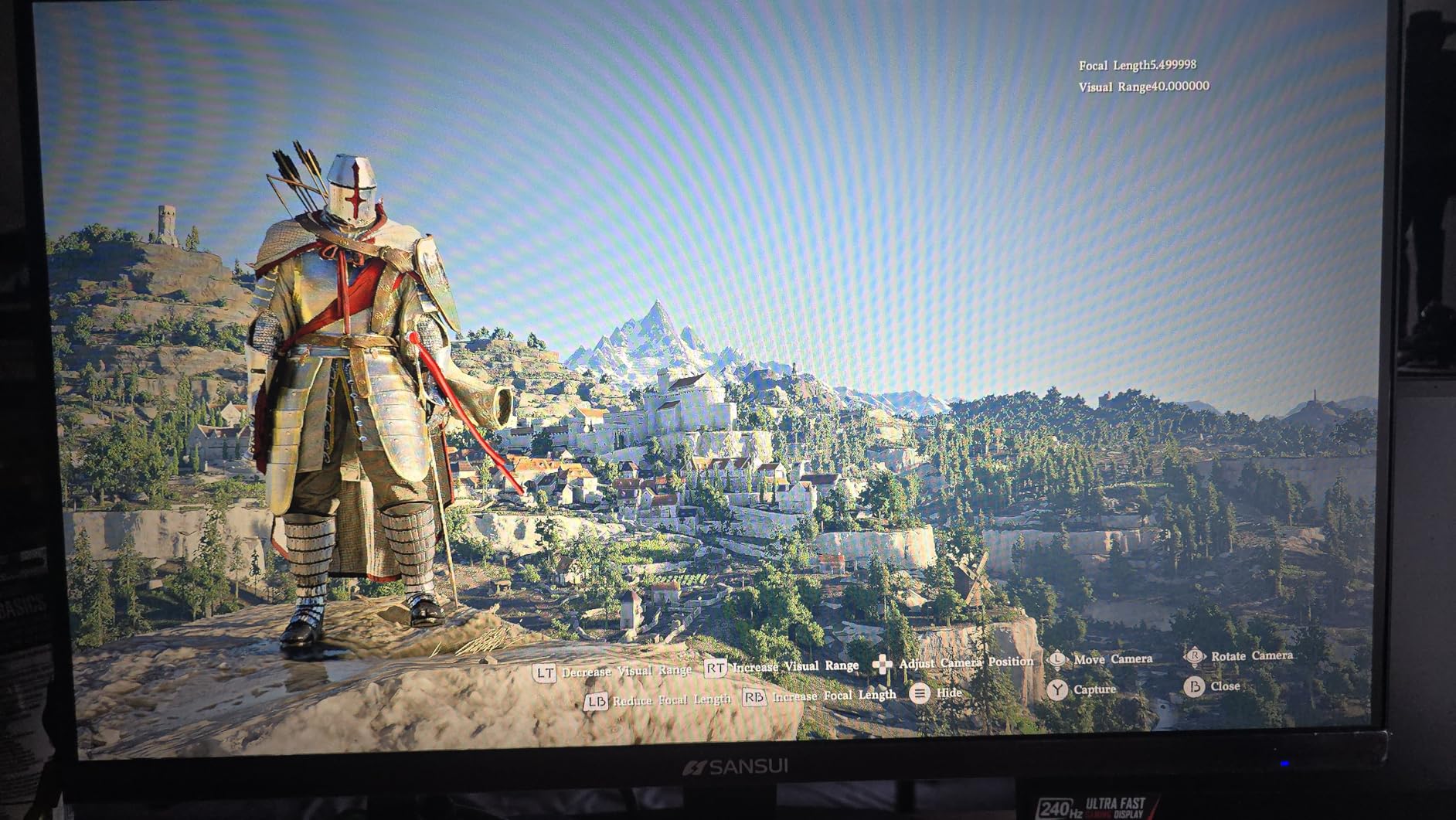 SANSUI Gaming Monitor 27 inch 1440p 300Hz 240Hz, WQHD Fast IPS 1ms Computer Monitor, FreeSync Premium | Brightness 400Nits | 130% sRGB | 10Bits | HDR | ErgoStand | VESA Mount | 2×DP 1.4 & 2×HDMI customer photo 2