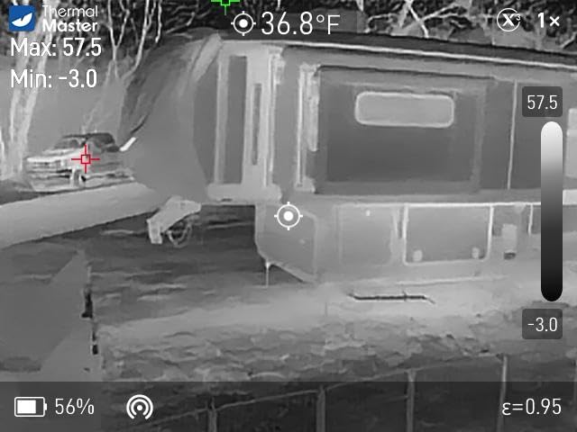 Handheld Thermal Camera, 512x384 X3IR Resolution, Thermal Imaging Camera with 2MP Visual Camera, 640x480 3.5