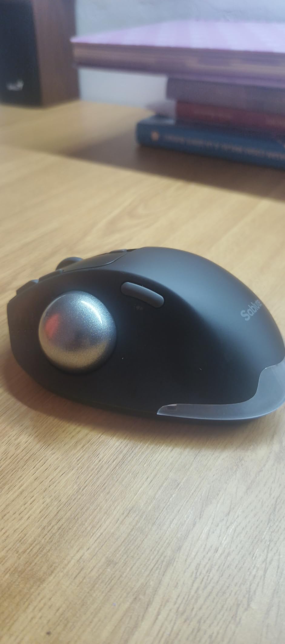 SABLUTE MAM1 Pro Ergonomic Wireless Trackball Mouse, Adjustable 0/18 Degree Angle, Thumb Control, Quiet Clicks, 3 Multi-Device Bluetooth & USB Receiver, Rechargeable Mouse for Office, Windows Mac customer photo 1