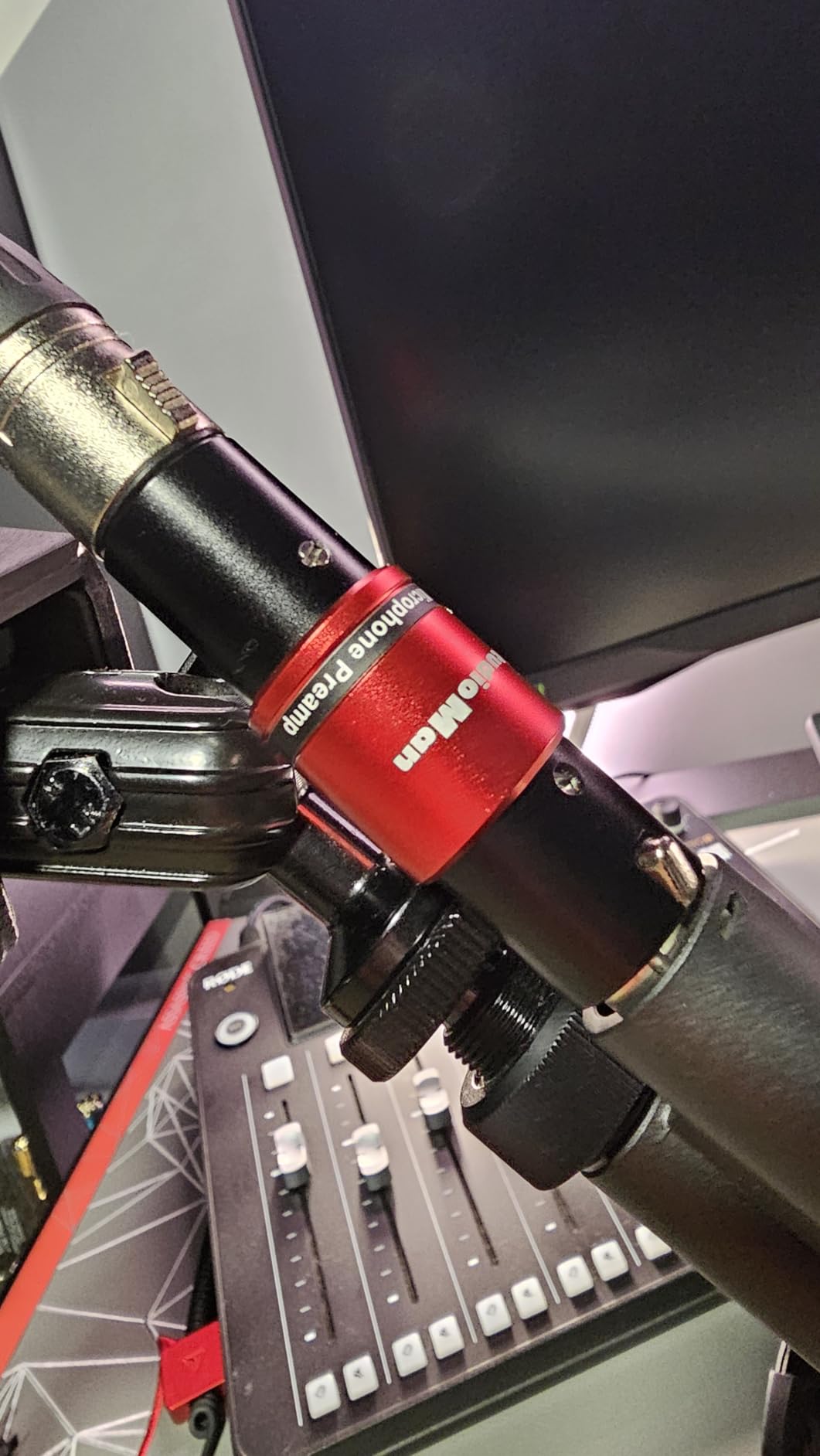 StudioMan DPM1 XLR Dynamic Microphones Preamp, 29dB Gain & Low-Noise Signal Boost, Plug-and-Play Metal Adapter,48V Phantom Power Required (not Included,Only for Dynamic Mics - for Studio/Stage customer photo 1