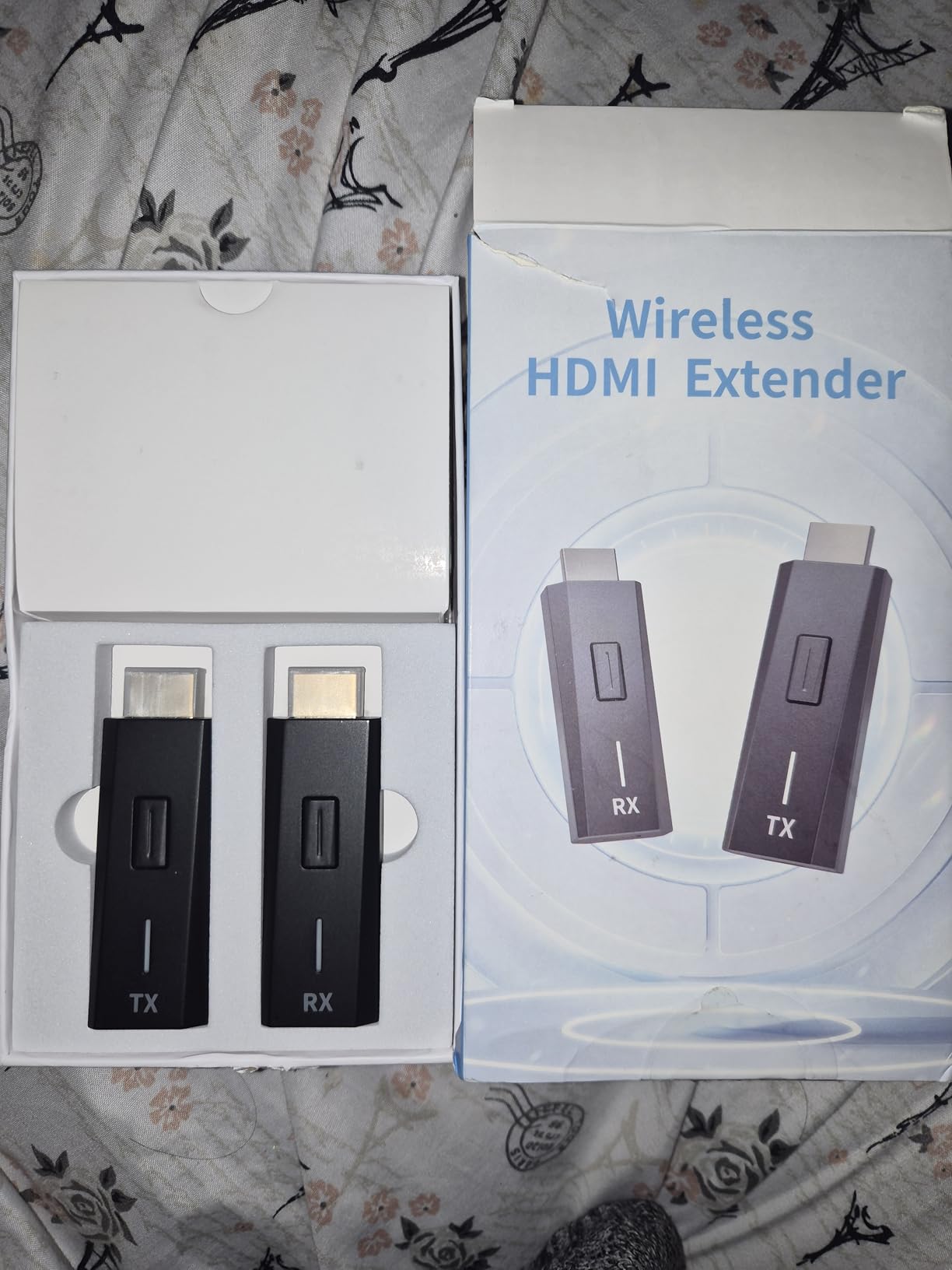 2026 Upgraded Wireless HDMI Transmitter and Receiver 328FT/100M, 4k Decode 1080P Output, Plug & Play Portable 2.4g/5g, Wireless Hdmi Extender Kit to Monitor from Laptop/PC/Projector/TV Box customer photo 1
