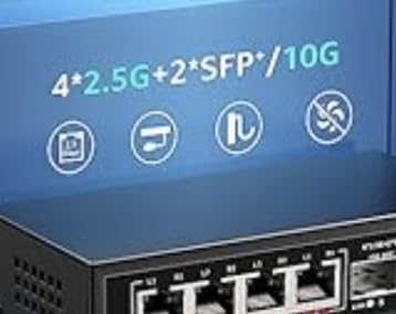 YuanLey 8-Port 10G Ethernet Switch, 8 x 10Gbps RJ45 Ports, Support 10G/5G/2.5G/1G/100Mbps Speed Auto-Negotiation, 160Gbps Switching Capacity, Unmanaged Switch Rackmountable, Plug and Play customer photo 2