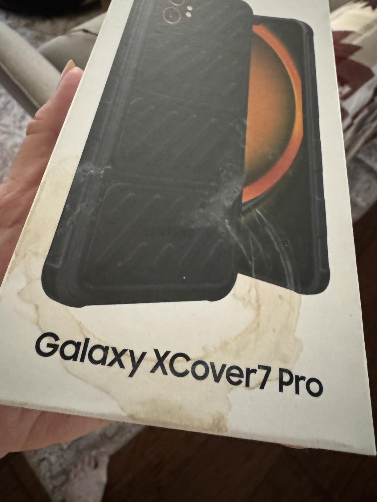 Samsung Galaxy XCover7 Pro 5G and Wi-Fi 6E | Rugged (IP68 Rated) Unlocked | Dual Sim | 128GB | US Version | Black customer photo 1