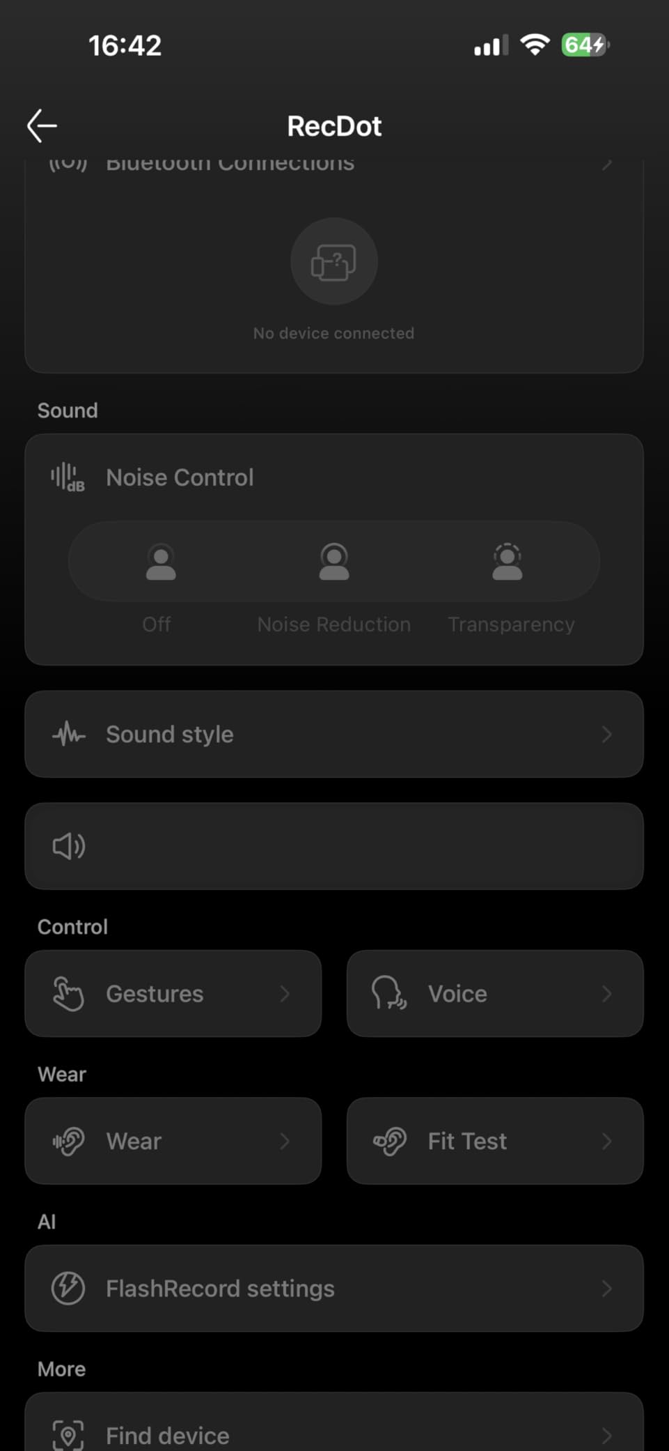RecDot Voice Recorder Earbuds: Professional AI Note Taker for Meetings, Calls & Lectures. Transcribe & Summarize, 78 Languages, 48dB Hybrid ANC AI Assistant for Deep Work, AES-256 Secure, Black customer photo 2