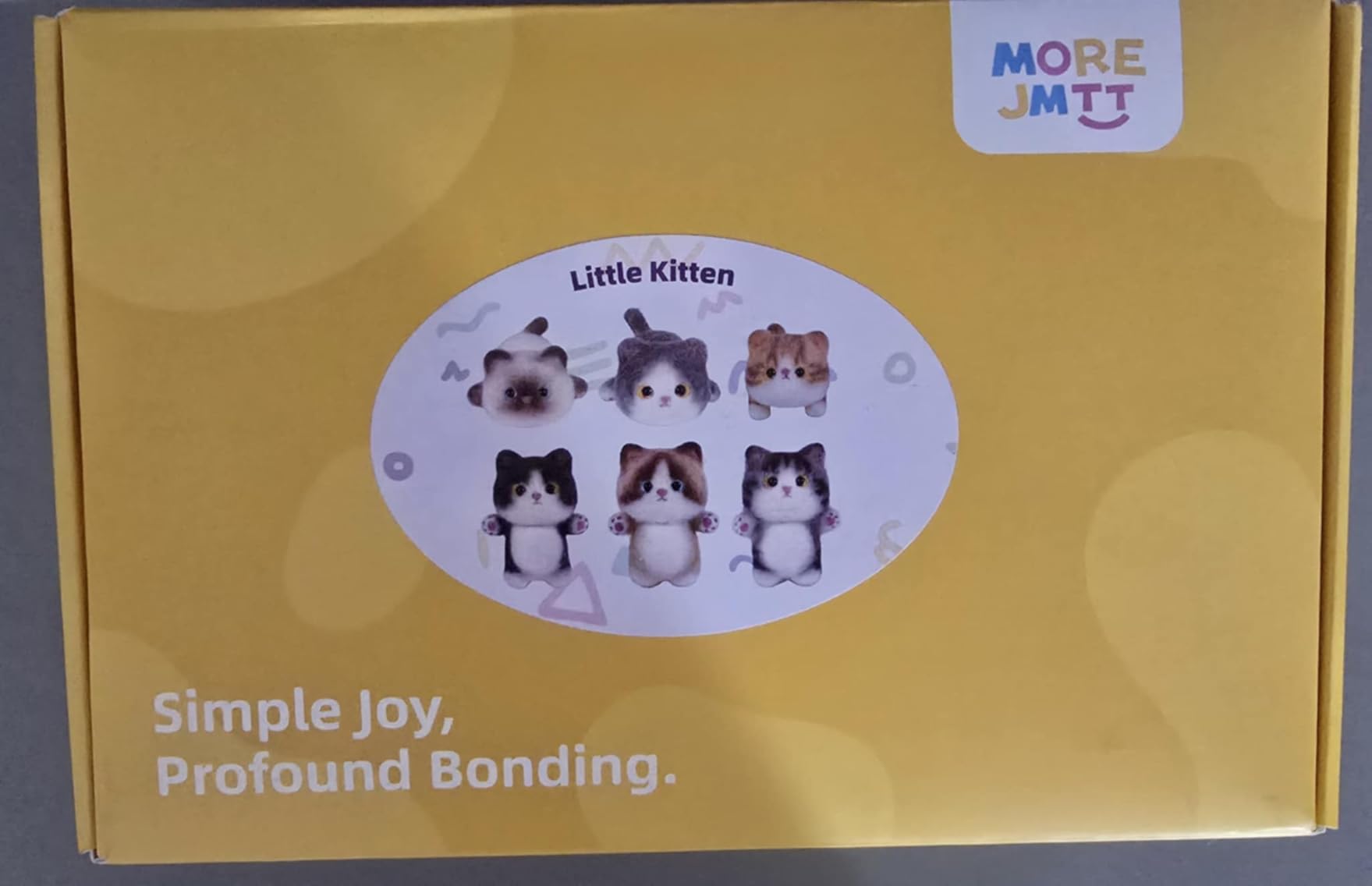 MOREJMTT Needle Felting Kit, 6 PCS Animal Needle Felting Beginner Kits, Wool Felt Needle Felting Tools Foam Pad, Craft Party Supplies for Beginners Adult(The Dog Family) customer photo 2