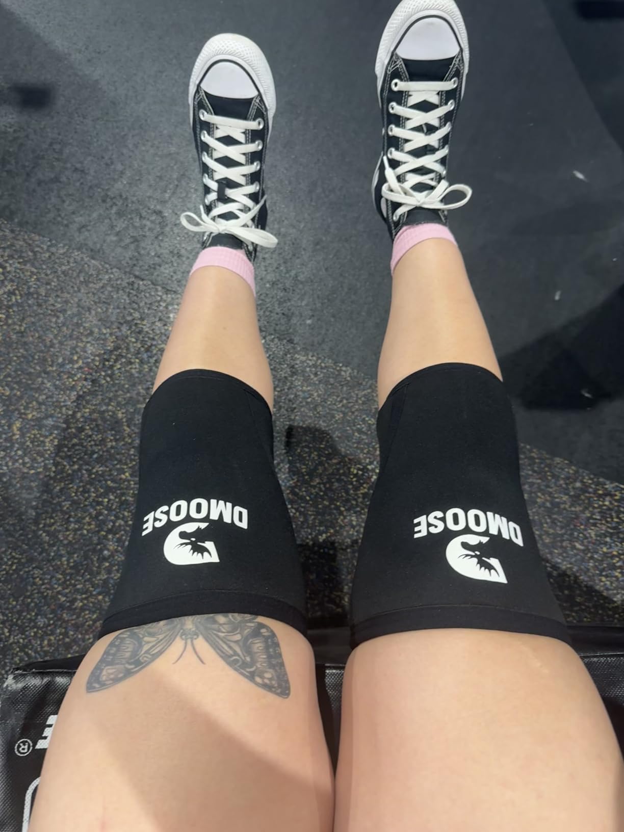 DMoose Fitness Knee Sleeves for Weightlifting (Pair) 78