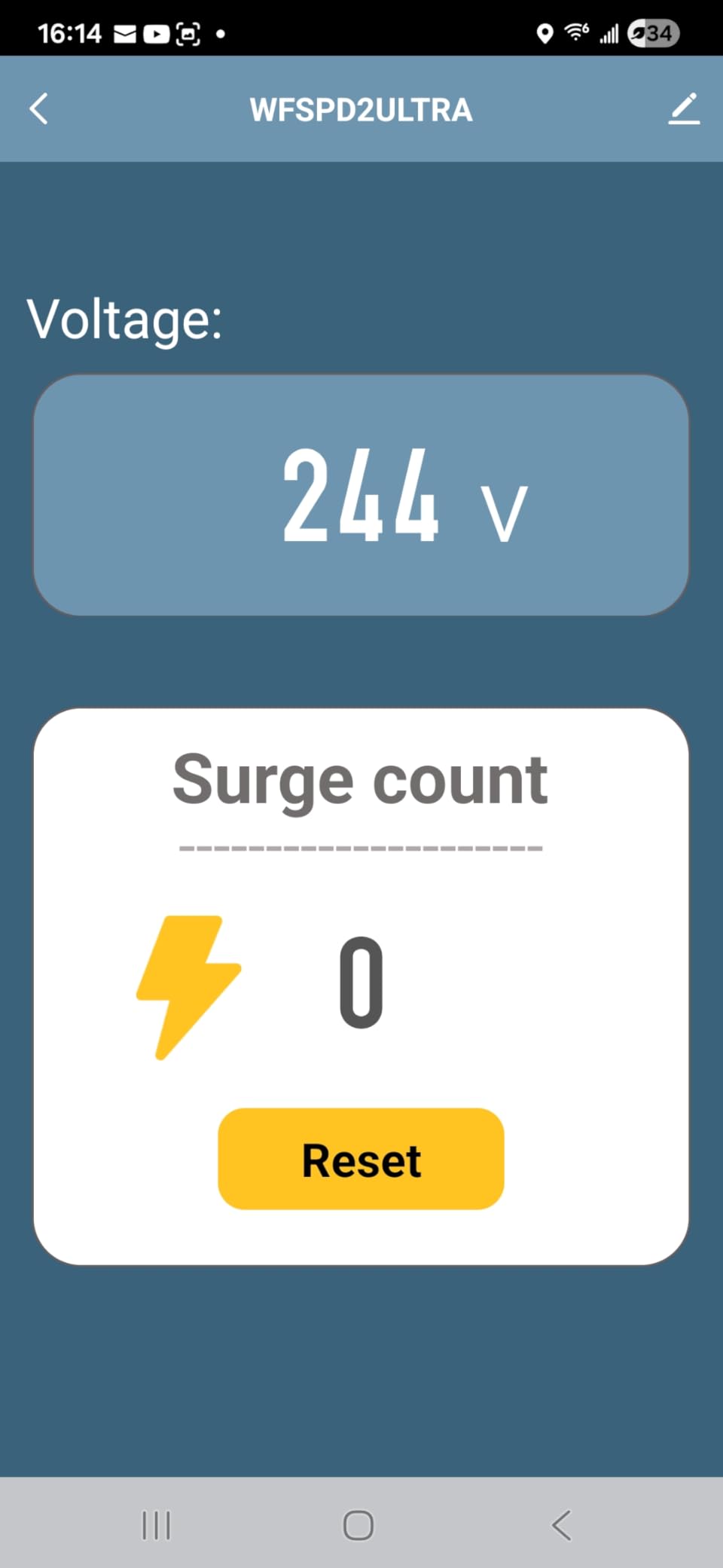 WiFi Whole House Surge Protector,108,000 Amps/Phase, 2820 Joules (Total), Thermally Protected Metal Oxide Varistors,Surge Times,Check Surge Times and Voltage by smart Phone customer photo 1