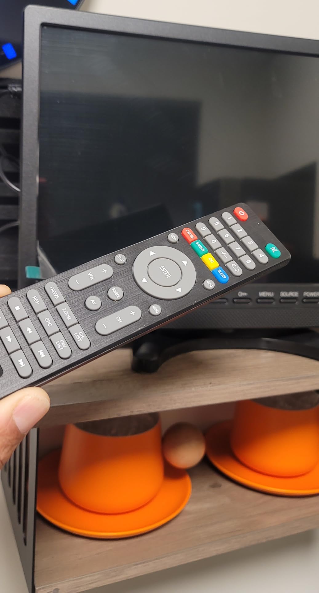 14 Inch LED HD TV, Portable Small Television with HDMI Input, Built-in Digital Tuner/HDMI/USB/DC-12V customer photo 2