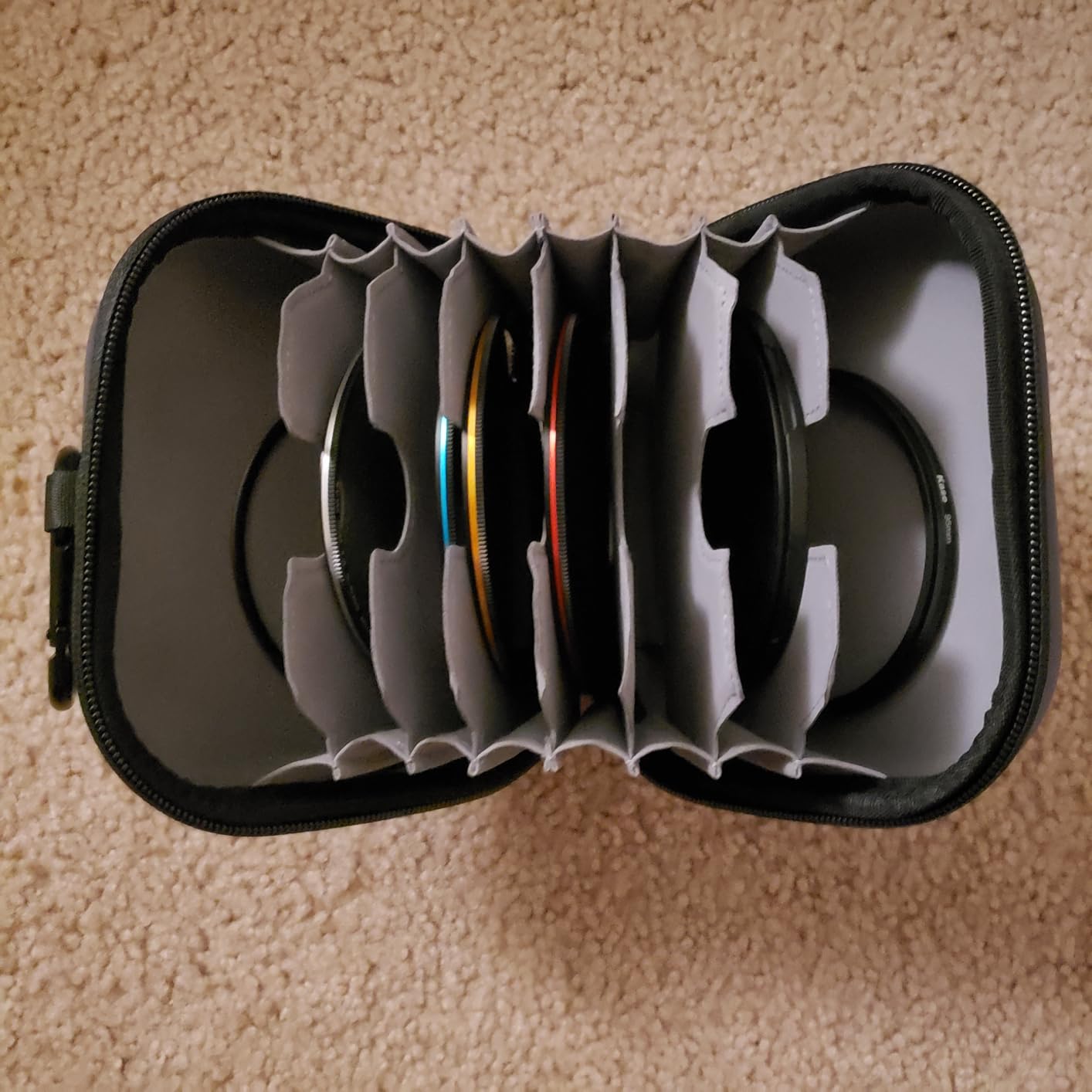 Kase Revolution Plus Master Filter Kit Magnetic Shockproof Tempered Optical Glass w Color Coded Rings inc CPL ND8 ND64 ND1000 Lens Cap & Case (77mm) customer photo 1