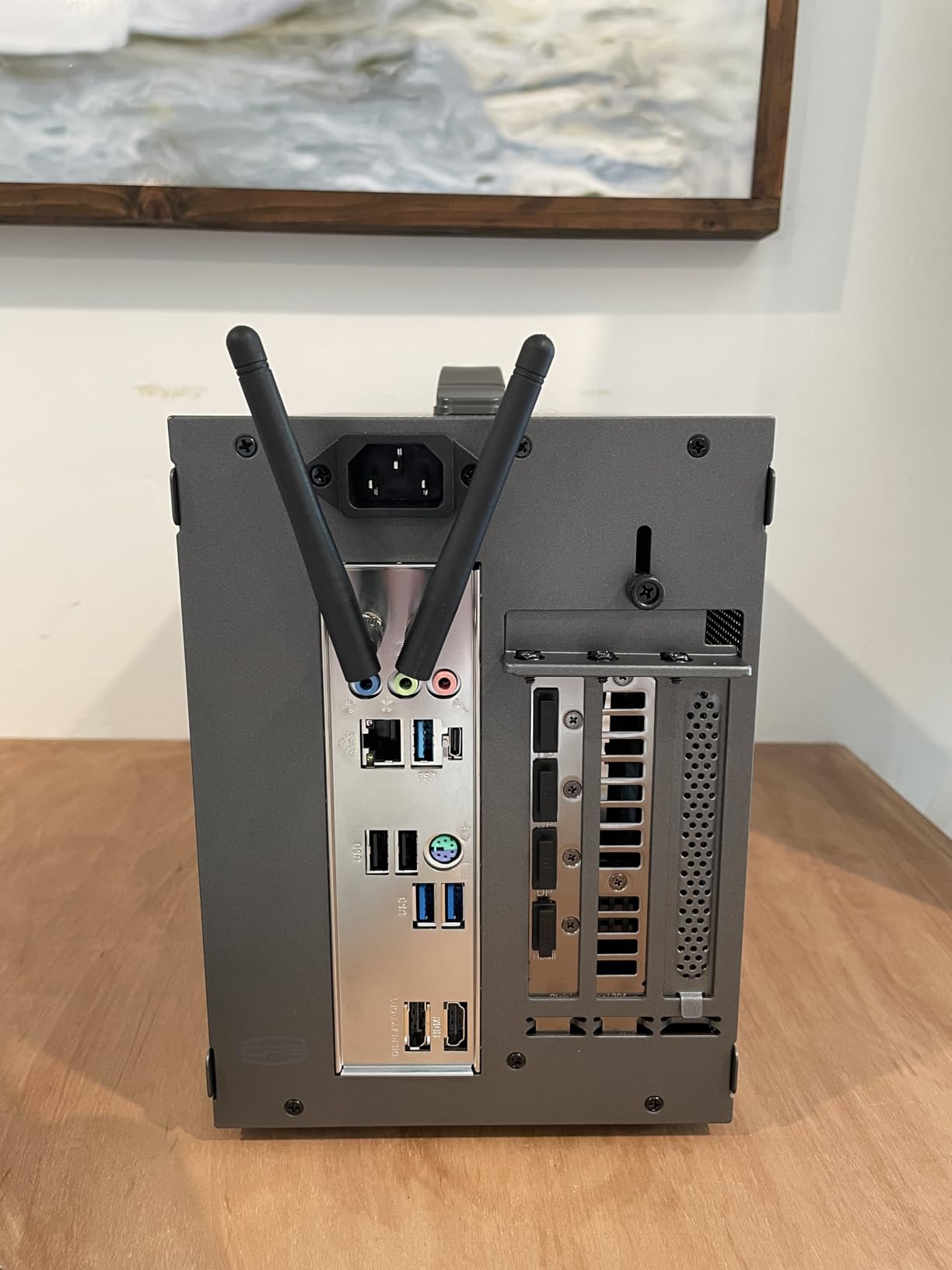 PCCOOLER CPS K101 Mini ITX PC Case, Mesh High Airflow SFF Chassis, Fits 340mm GPU, 3X 12015 Slim Fan Support, Ergonomic Handle, Tool-Free Side Panels, USB 3.0 & Type-C customer photo 2