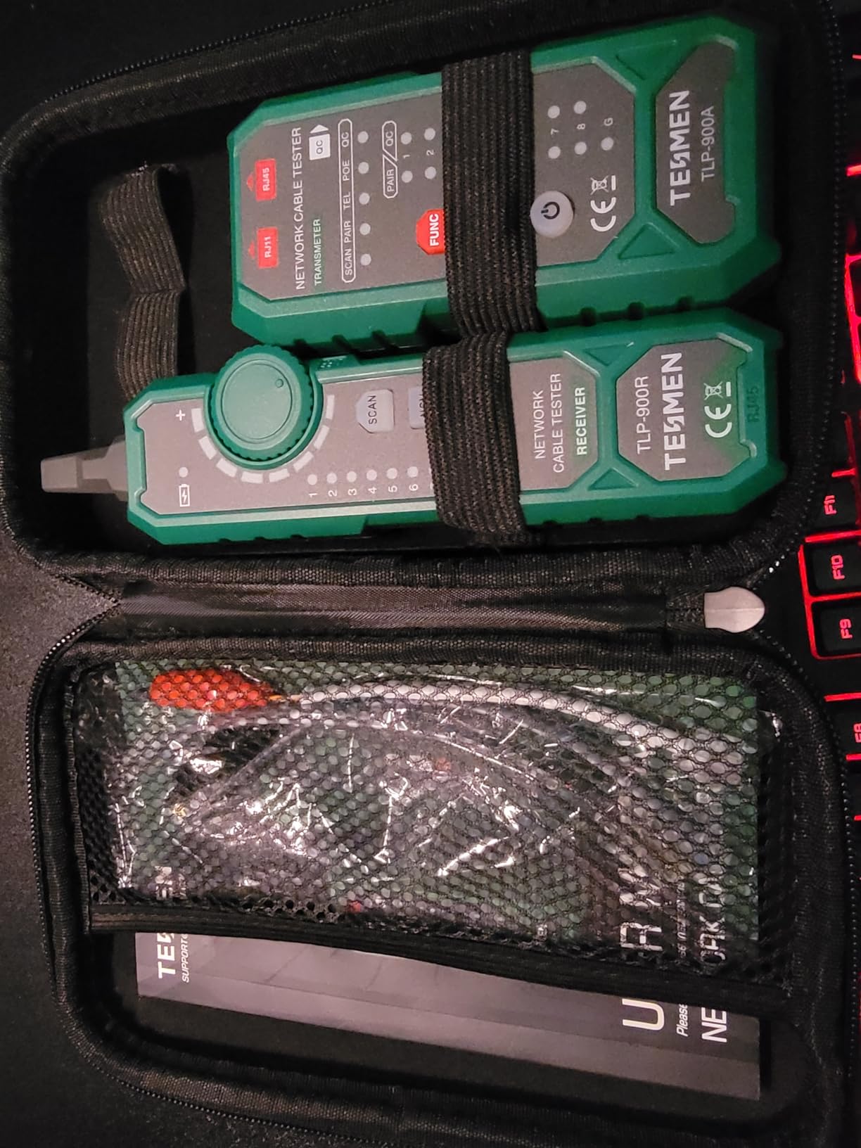 TESMEN TLP-900AR Network Cable Tester with RJ11 RJ45 for CAT5/6/POE/STP, Multi-function Cable Tracer customer photo 1