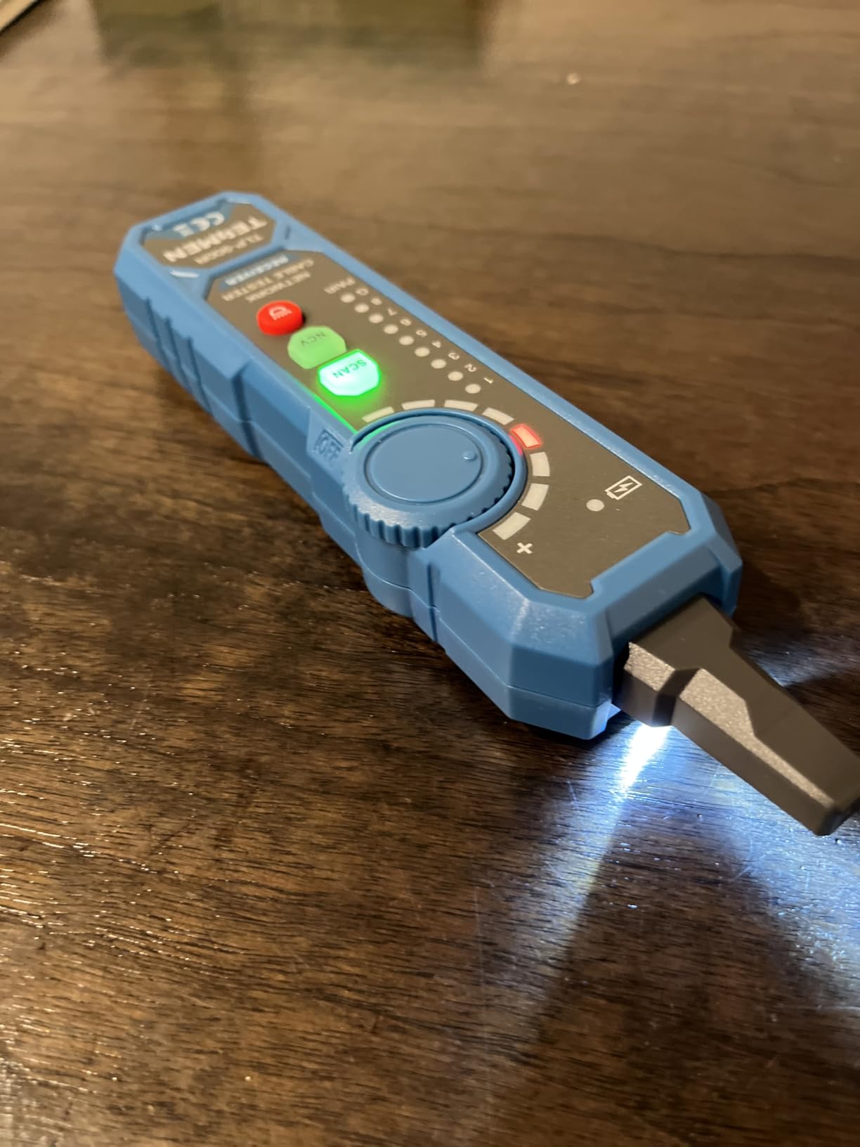 TESMEN TLP-900AR Network Cable Tester with RJ11 RJ45 for CAT5/6/POE/STP, Multi-function Cable Tracer customer photo 2