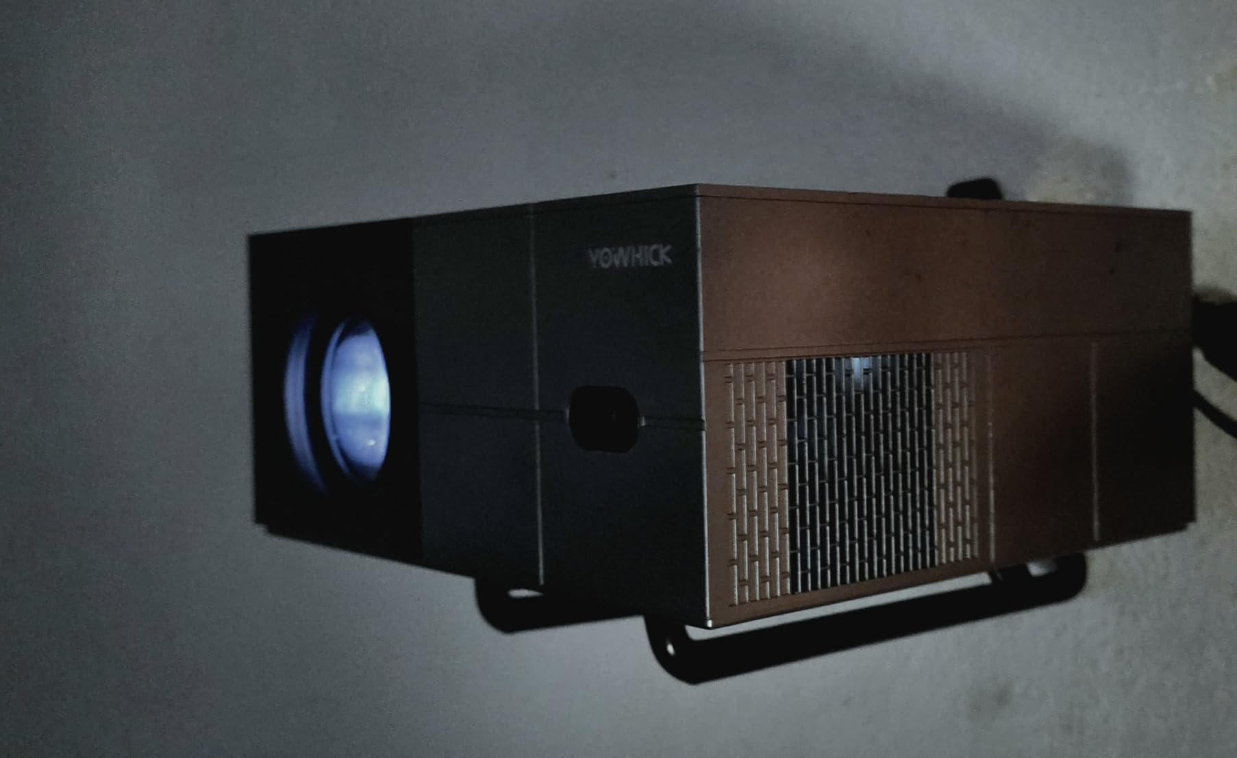 Projector with WiFi and Bluetooth,12000LM Native 1080P Outdoor Projector, YOWHICK Portable Movie Smart Projector, Home Projector 4K Supported for Phone/TV Stick /HDMI/USB Gift Ideas customer photo 2
