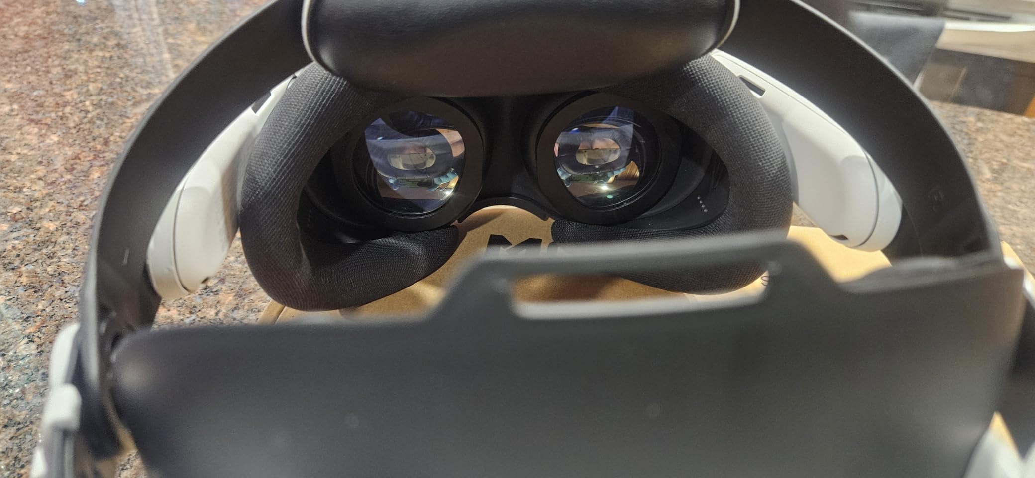 Blue Light Blocking Glasses for Meta Quest 3 with Anti Fog Wipe, Lens Protector Kit for Oculus Quest 3, VR Glasses Spacer Accessories Anti-Scratch Ring for Meta Quest 3 (Not for Oculus Quest 3S) customer photo 1