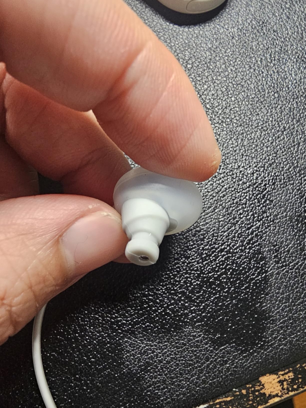 AZLA ASE-600 ASMR Wired Earbuds with Microphone - Soft Silicone Earphones, Comfortable in-Ear Headphones, USB-C Wired Earbuds for Long Listening (Silver) customer photo 1