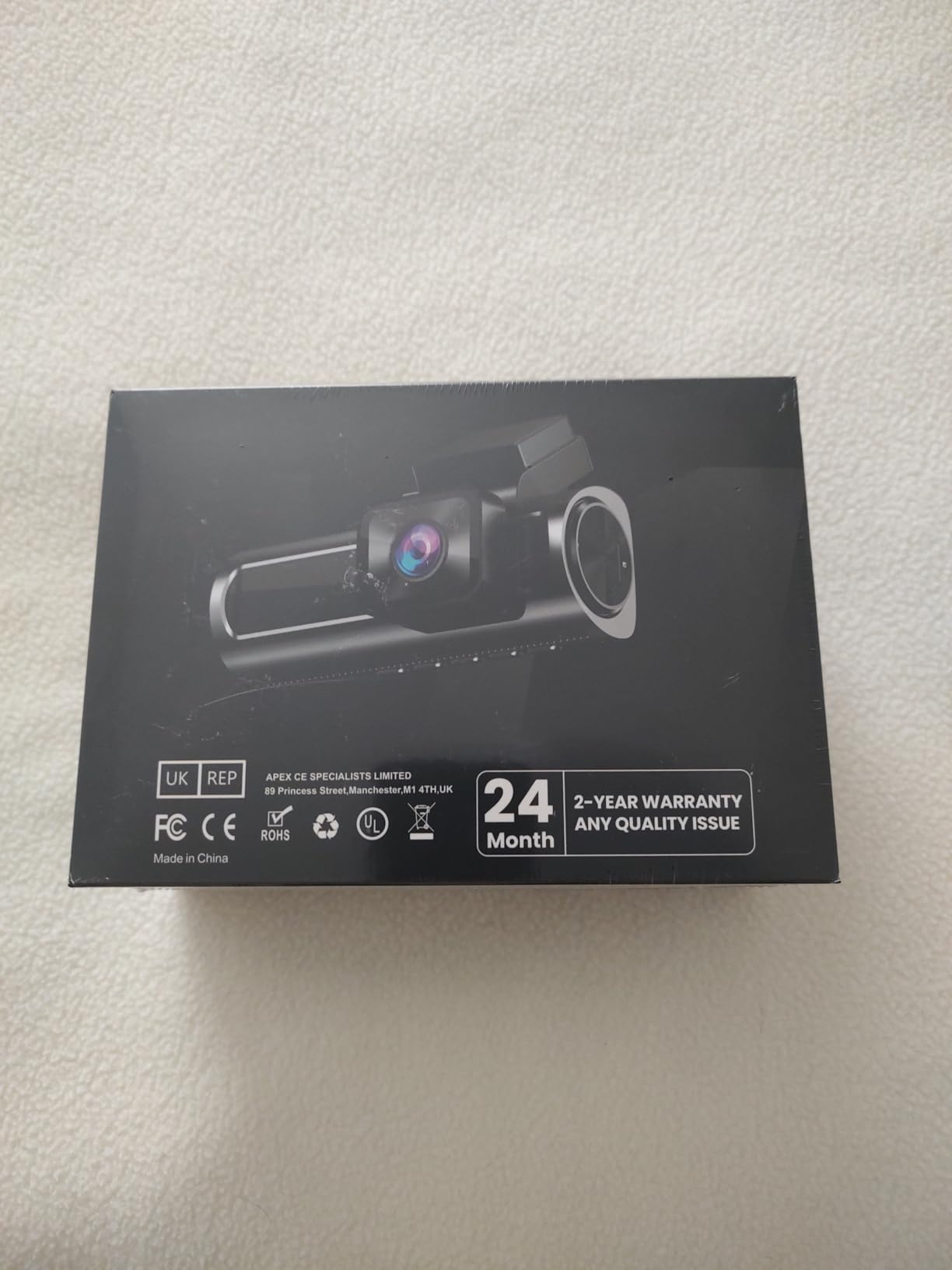4K 3 Channel Dash Cam Front and Rear Inside, Built-in 5.8GHz WiFi GPS, 64GB Card Included, 4K+1080P+1080P Dash Camera for Cars, 3.18'' IPS Screen Dashcam with G-Sensor, 24H Parking Monitor customer photo 1
