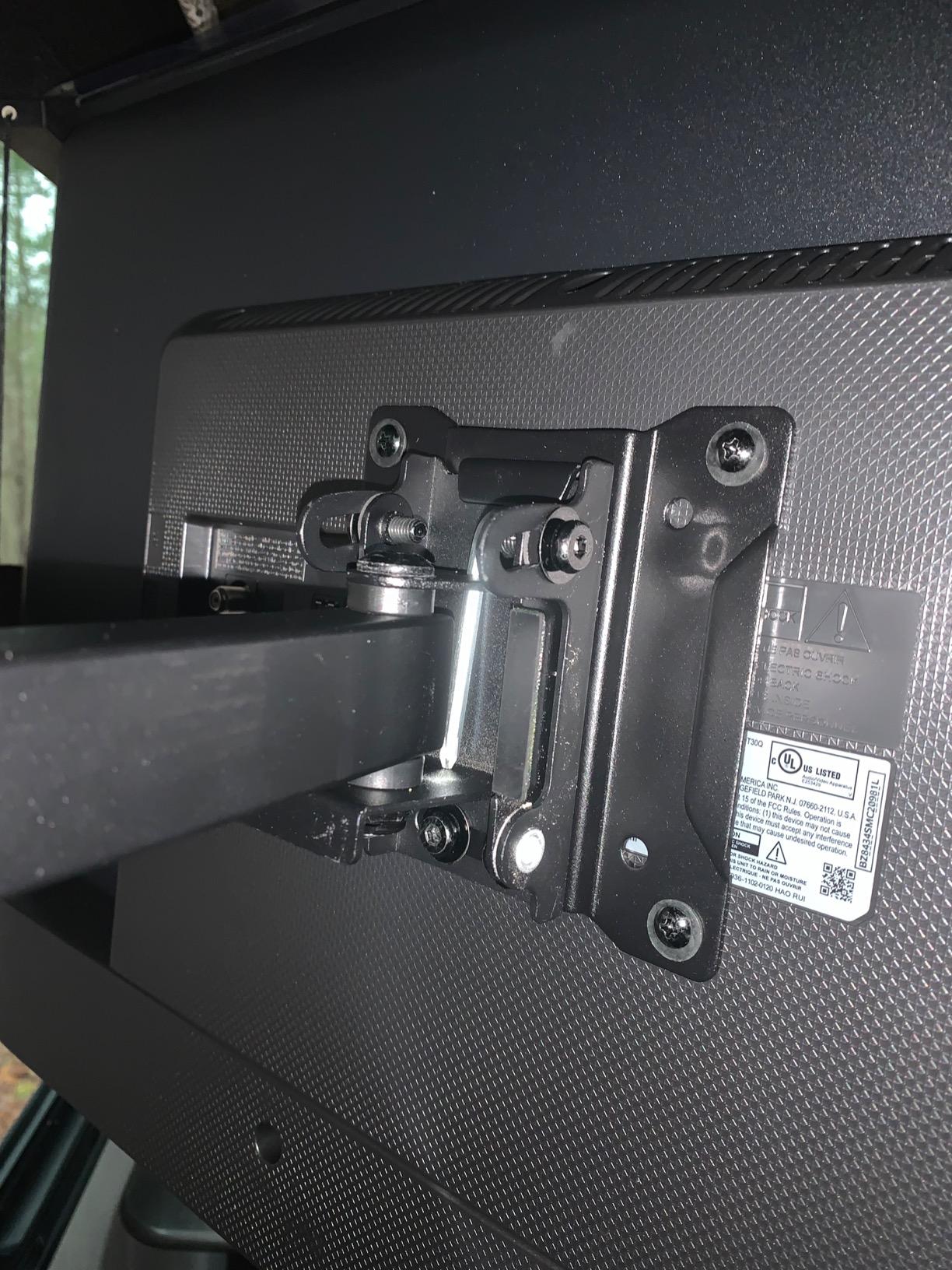 GOFORWILD Lockable RV TV Mount, Full Motion RV Mount for Most 13-43 inch TV, TV Wall Mount for Camper Truck Trailer Marine Boat Motor Home, Max VESA 200x200mm, up to 33LBS, 7021 customer photo 1