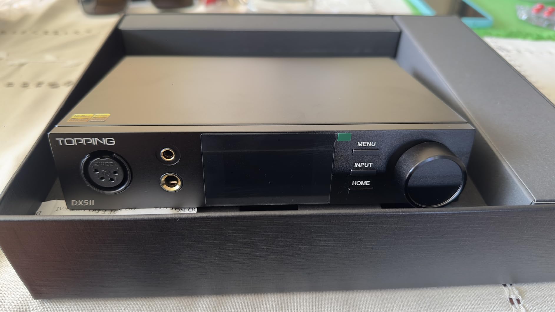 TOPPING DX5 II Hi-Res DAC & Headphone Amp Combo - Dual ES9039Q2M, X-Hybrid Amp, 10-Band PEQ, LDAC Bluetooth 5.1, 4.4mm Balanced & 6.35mm Headphone Output, Preamp Mode, 12V Trigger (White) customer photo 2