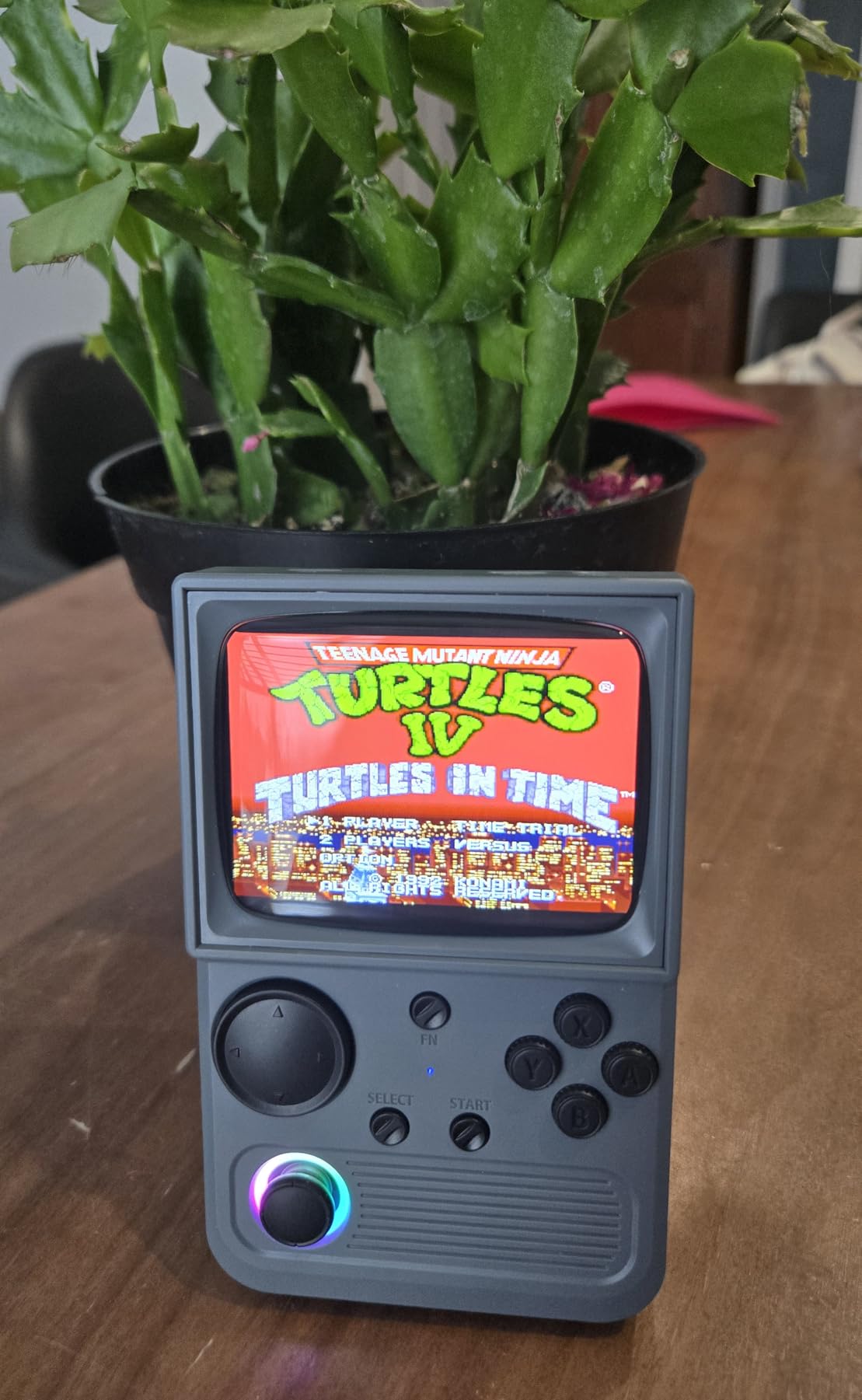 R36T Retro Gaming Console, 3.5''IPS Screen CRT-Inspired, Handheld Game Console 64GB with 18000+ Classic Games Supports WiFi Networked Fighting and OTG, 3500mAh Battery, with Portable Case(Grey 64GB) customer photo 2