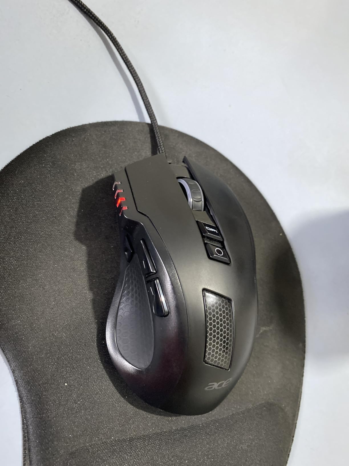 acer Wired Gaming Mouse, 12,800 DPI RGB Ergonomic Computer Mouse with Optical Sensor, 8 Programmable Buttons, 12 Backlit Modes, Software for DIY Keybinds, Rapid Fire, USB Gaming Mice for Laptop, PC customer photo 2