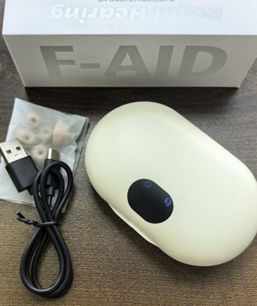 Hearing Aids, Hearing Aids for Seniors with Automatic Noise Cancelling for the Hearing Loss, Rechargeable Bluetooth Hearing Amplifiers with APP Volume Control, Premium Comfort Design and Wear customer photo 2