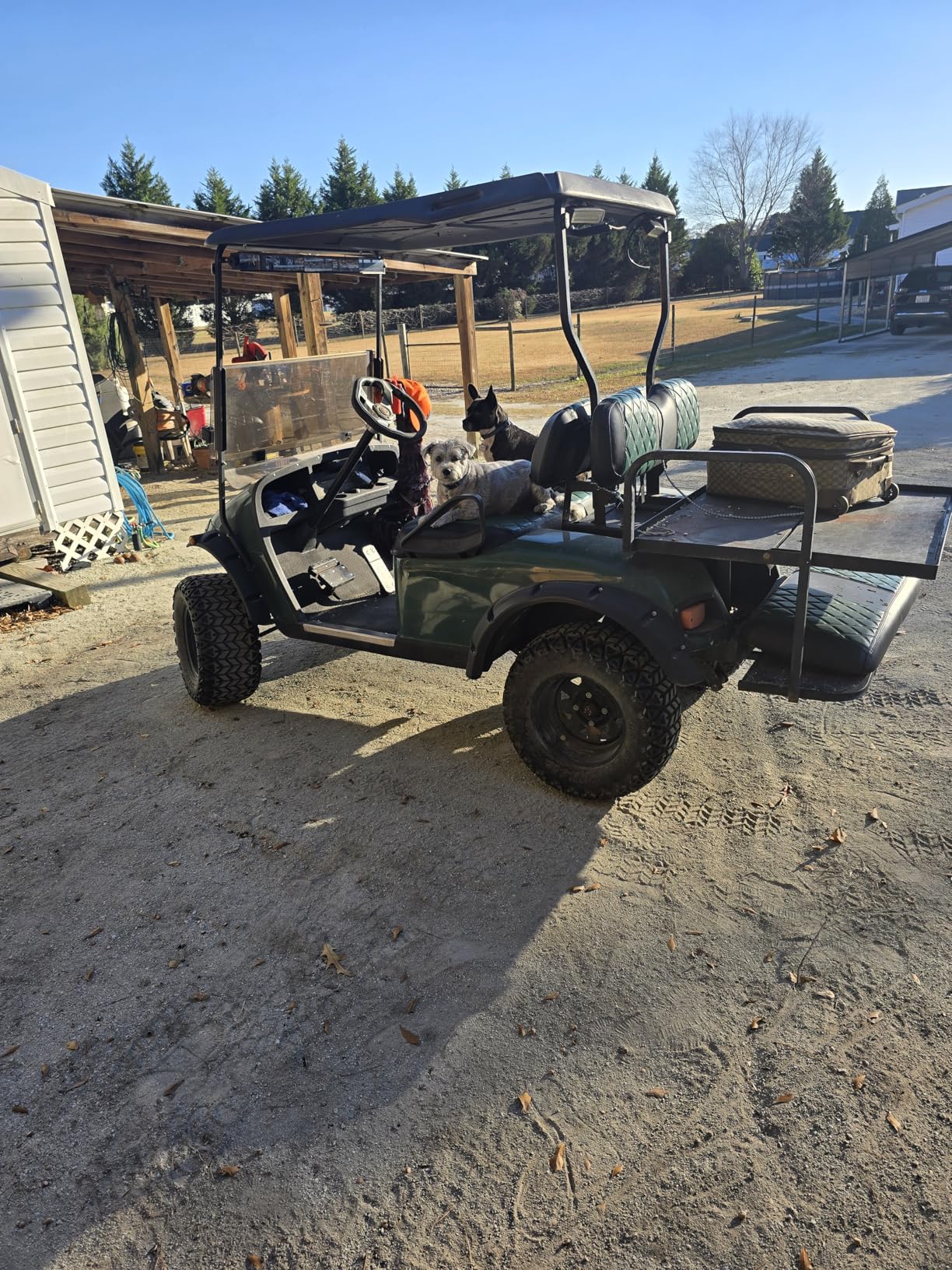 DC HOUSE Metal Case 36V 100Ah Pro Lithium Golf Cart Battery, LiFePO4 Battery with 36V 25A Charger, Bluetooth Mobile APP& LCD Monitor, 200A BMS, Peak Current 670A, Perfect for Trolling Motor, Marine customer photo 1