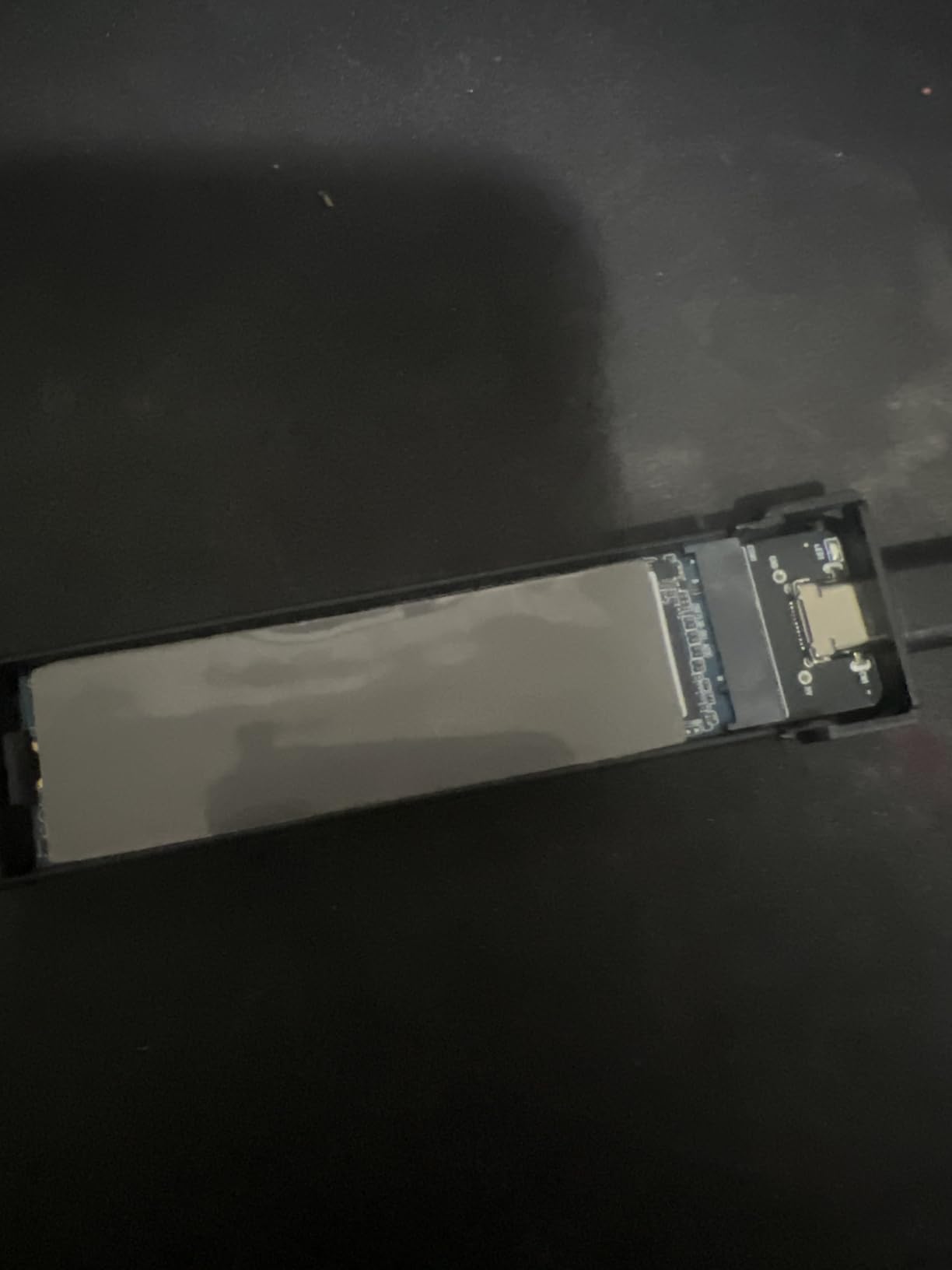 M.2 NVMe SSD Enclosure, Tool-Free Installation, USB 3.2 Gen 2 (10 Gbps) to NVME M-Key/(B+M) Key PCIe NVMe Adapter Support UASP and Trim, for SSDs 2230/2242 /2260/2280 customer photo 2
