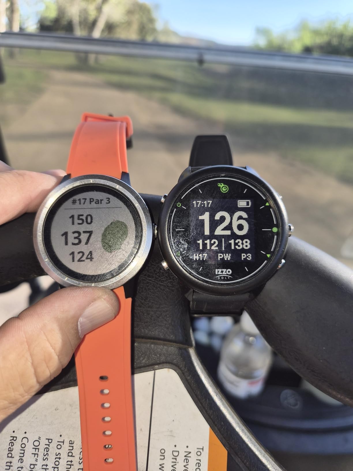 Izzo Golf Swami Golf GPS Watch with Personalized Club Suggestions customer photo 2