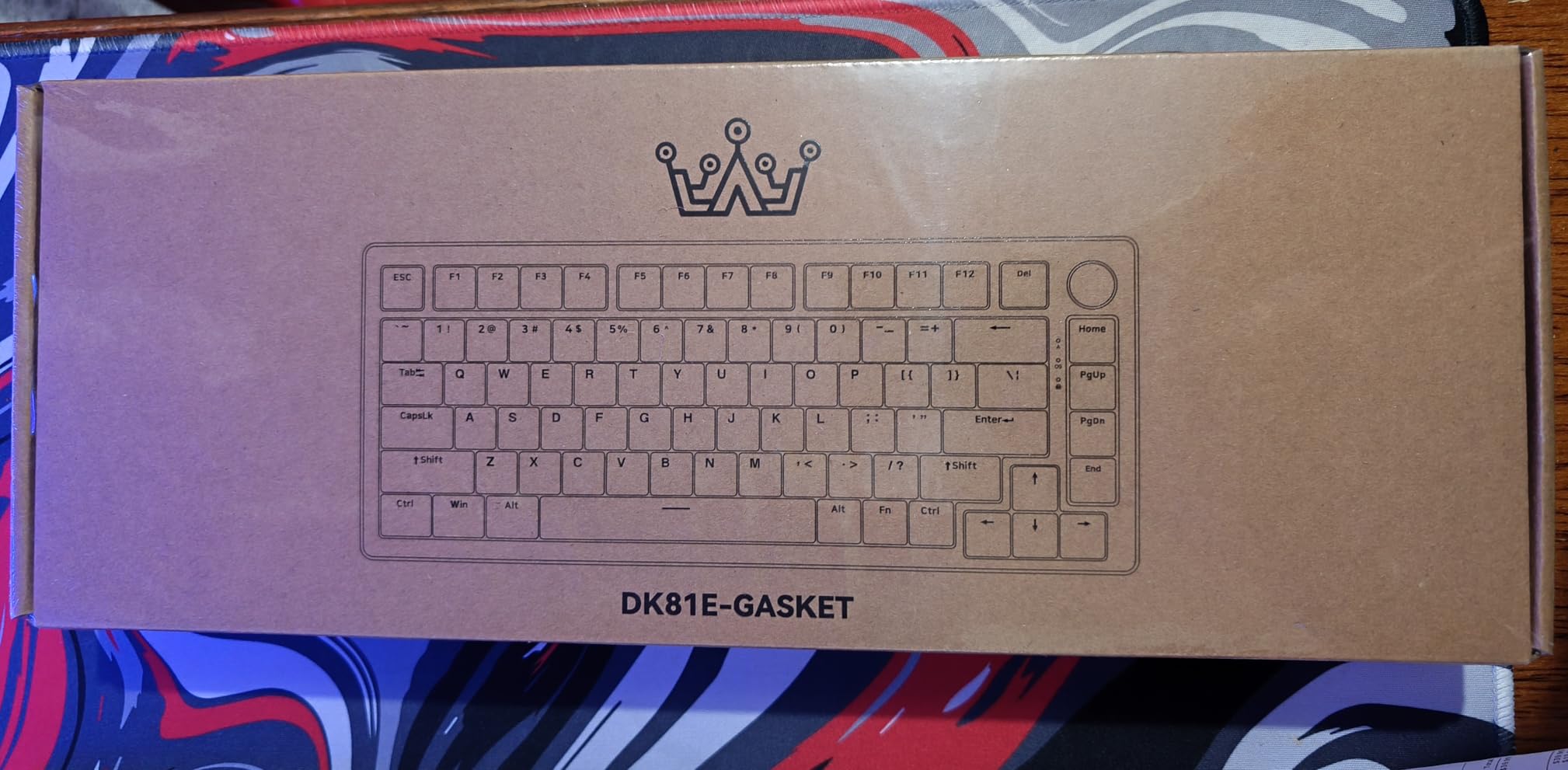 DIERYA DK68E 60% Mechanical Gaming Keyboard, Hot Swappable, Pre-Lubed Linear Switches, Gasket Mount, 5-Layer Dampening Foam, Programmable, Volume Knob, RGB Backlit, 68 Keys, Wired, Black customer photo 2