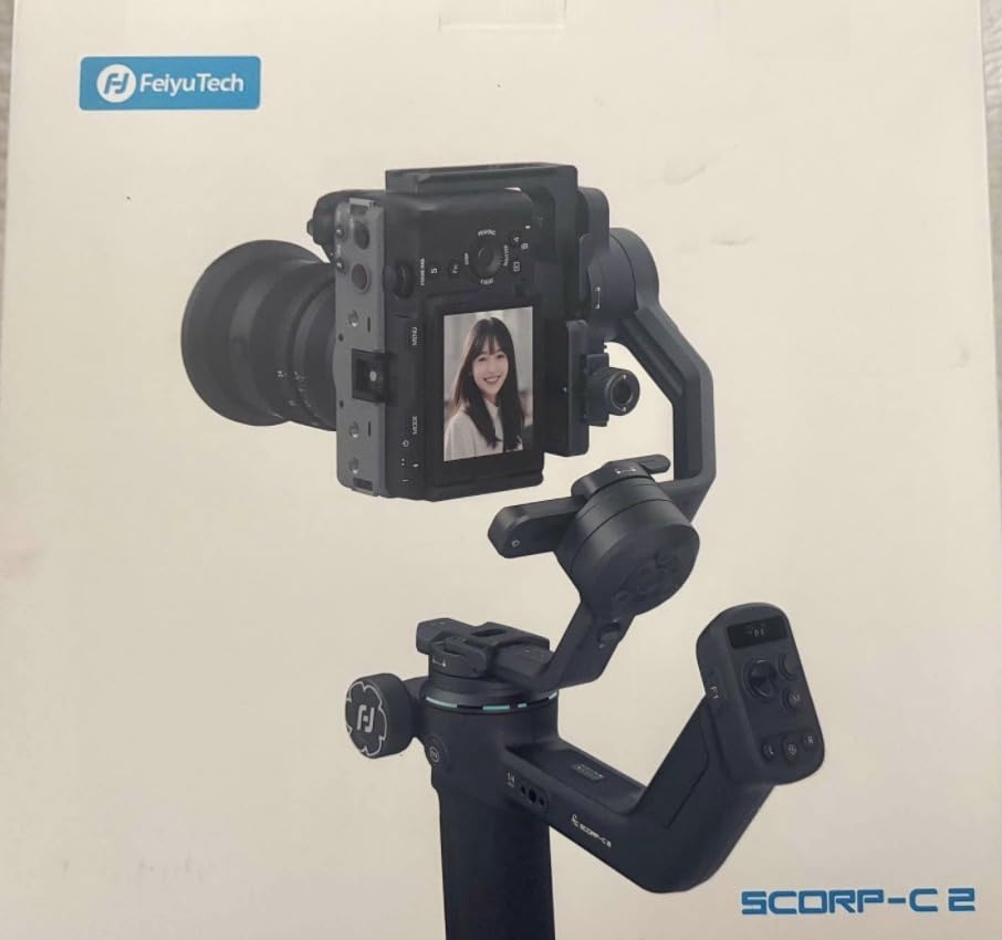 Feiyu SCORP-C2 Camera Gimbal Stabilizer, AI Tracking Gimbal for Vlogging, 7.7 lb Payload, 3-Axis Gimbal with Bluetooth Shutter Control, Compatible with Canon Sony Nikon customer photo 2