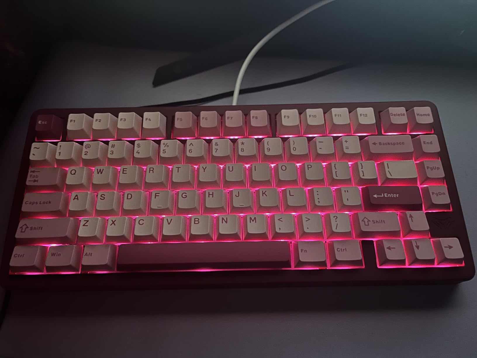 MK INKY75 Mechanical Keyboard with Full Aluminum Wireless Mechanical Gaming Keyboard, 75% Layout Mechanical Keyboard BT/2.4G/USB-C, Hot Swappable, Creamy Sounding customer photo 1