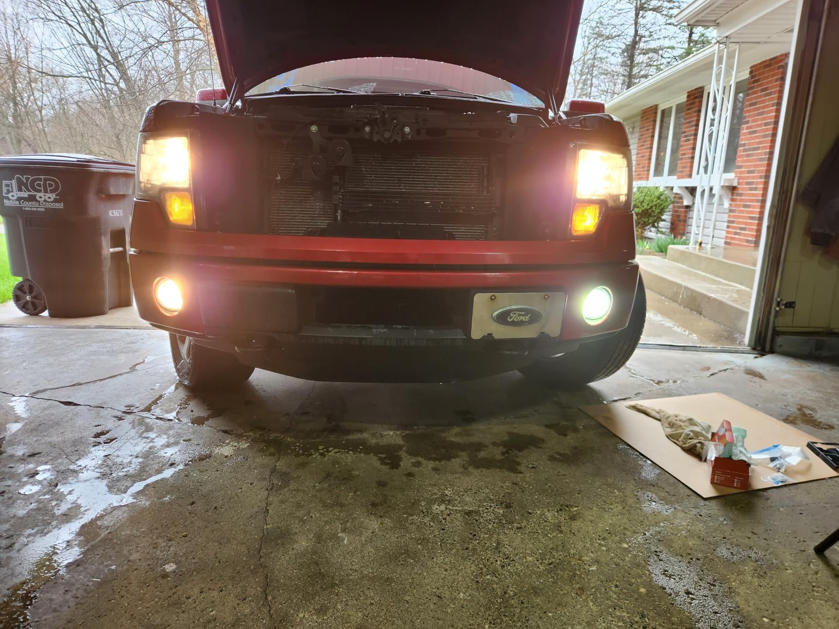 SEALIGHT H13 H10 LED Bulbs Combo, 68000 Lumens 6500K Cool White, Real 1:1 Size Fog Lights For Ford F-150 2004-2014, Pack of 4 customer photo 1