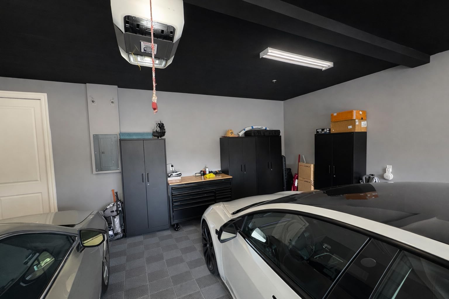 Yizosh Metal Garage Storage Cabinet with Locking Doors and Adjustable Shelves,- 75