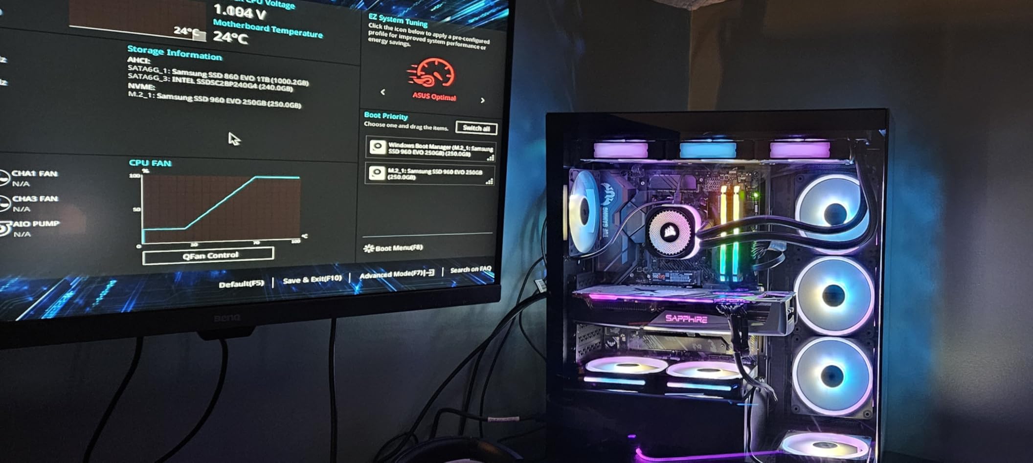 CORSAIR 3500X LX Reverse Fan RGB Mid-Tower PC Case - 3X Pre-Installed Fans, Panoramic Glass, Spacious Interior, GPU Anti-Sag, Includes iCUE Link System Hub - White customer photo 2