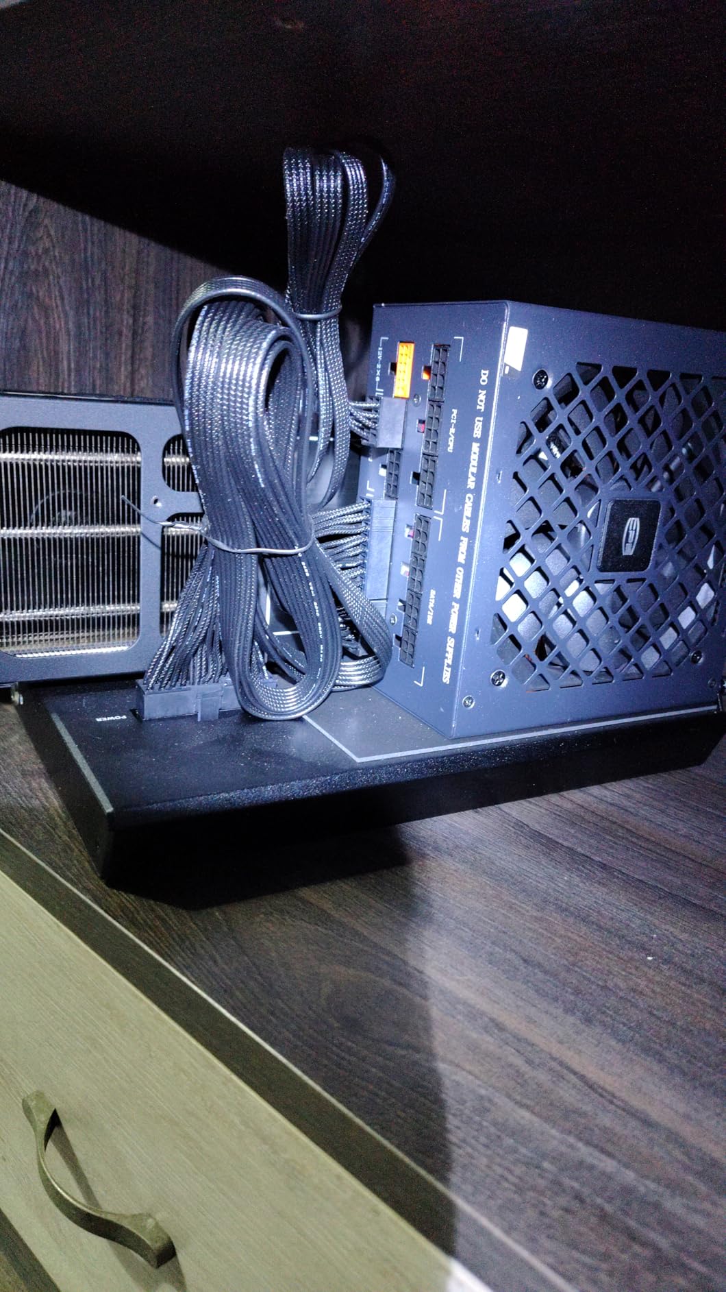 PCCOOLER PSU Fully Modular Power Supply, 750W ATX 3.1, 80 Plus Gold Certified, PCIe 5.1 12V-2x6, Japanese Capacitors, Ultra-Flexible Cables,5-Year Warranty(KN750) customer photo 1
