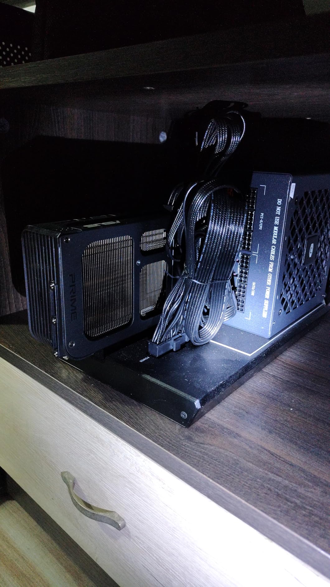 PCCOOLER PSU Fully Modular Power Supply, 750W ATX 3.1, 80 Plus Gold Certified, PCIe 5.1 12V-2x6, Japanese Capacitors, Ultra-Flexible Cables,5-Year Warranty(KN750) customer photo 2