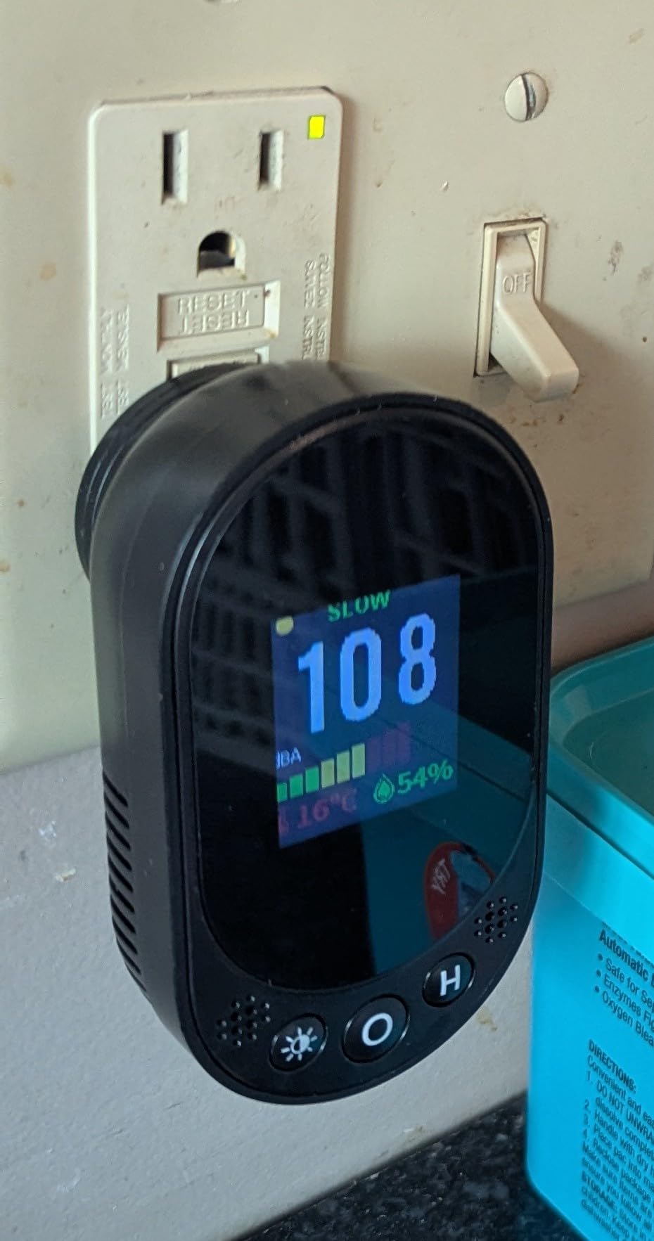 Decibel Meter, Plug-in Sound Level Meter, 3-in-1 Sound Decibel Meter & Noise Decibel Meter, Decibel Meter Sound Level Reader for Wall, Apartment, Classroom, RV & Home, 30-130dBA customer photo 1