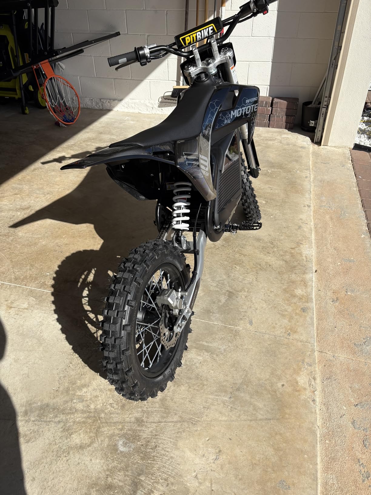 KOOZ 72v Pro 5000w Electric Dirt Bike for Adult, HP117E Electric-Motorcycle with 30AH Lithium Battery, Top Speed 50 MPH 40 Miles Range, Hydraulic Brakes Mountain Off-Road Ebike customer photo 1