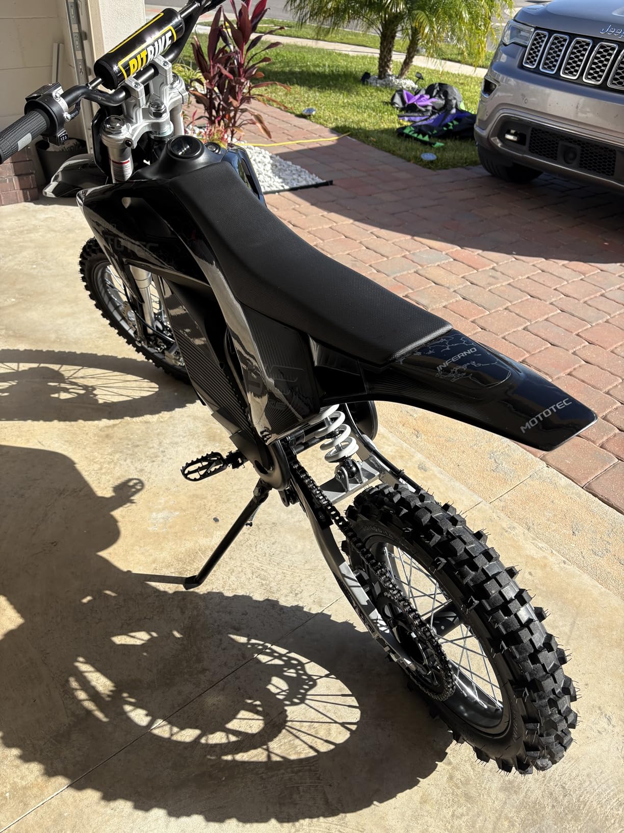 KOOZ 72v Pro 5000w Electric Dirt Bike for Adult, HP117E Electric-Motorcycle with 30AH Lithium Battery, Top Speed 50 MPH 40 Miles Range, Hydraulic Brakes Mountain Off-Road Ebike customer photo 2